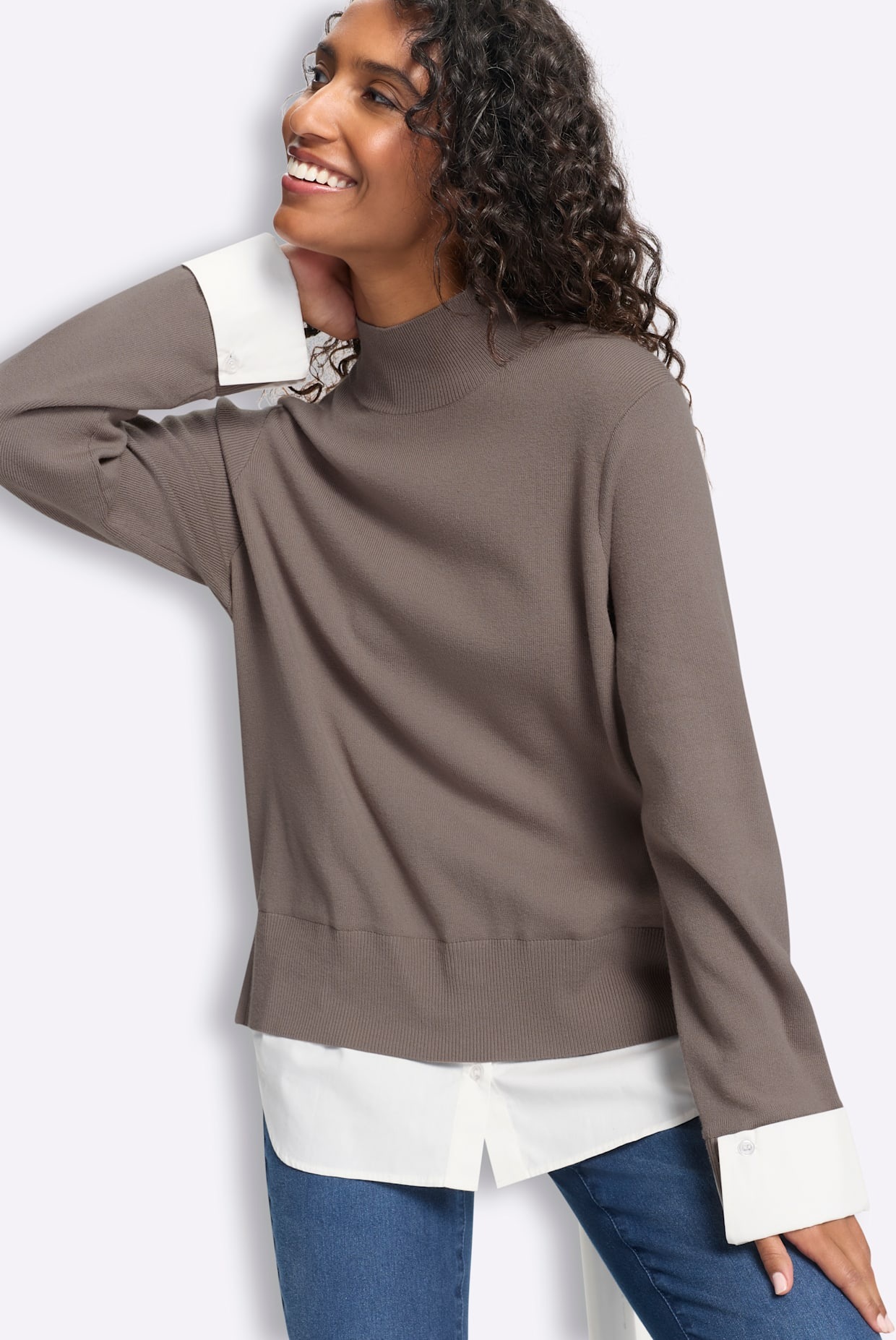 heine 2-in-1-Pullover »2-in-1-Pullover«