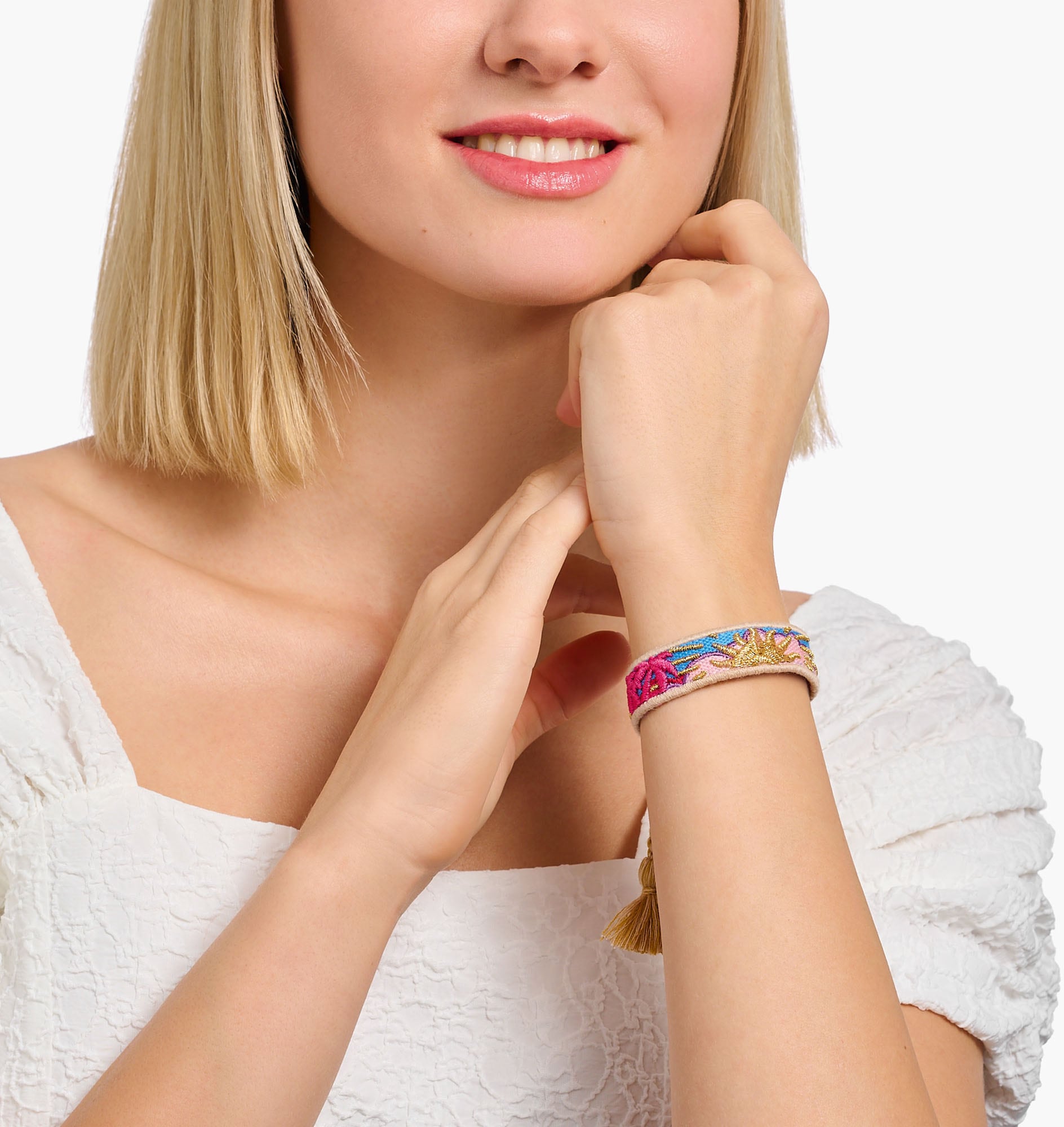 THOMAS SABO Armband »Festival Look, ACC0046-302-7-L24V«