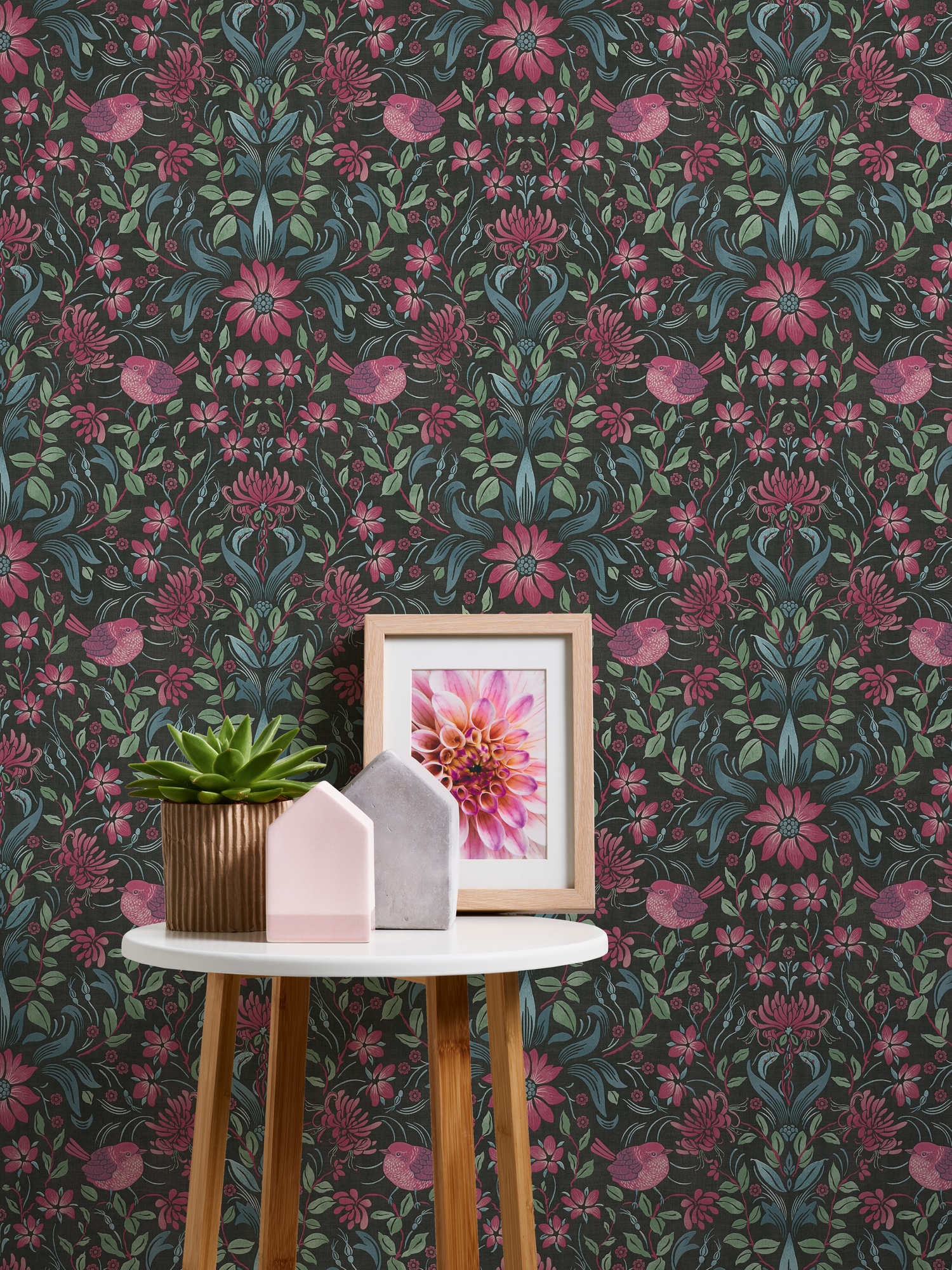 A.S. Création Vliestapete »Landhaustapete mit Vögeln« gemustert | matt | neutral leicht strukturiert Florale Tiertapete Tapeten Wohnzimmer Schlafzimmer Küche Design Optik