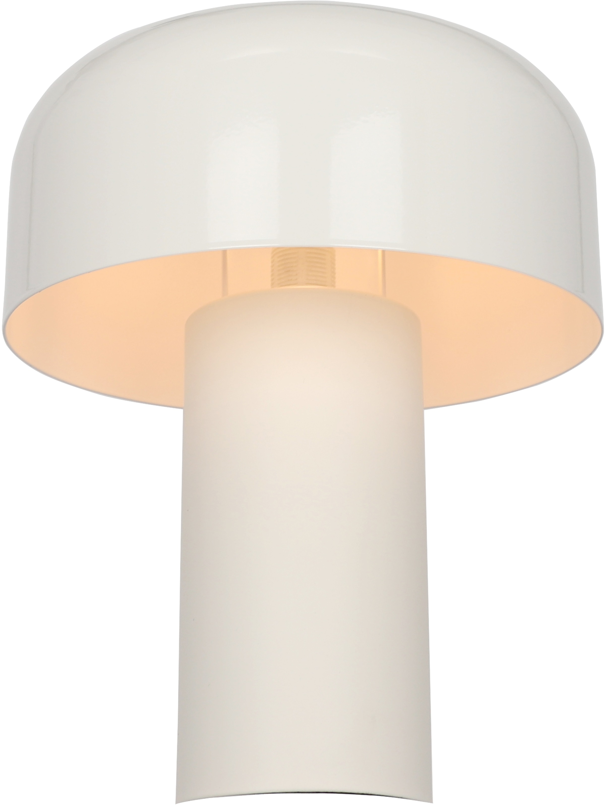 OTTO home Tischleuchte »Jorre - Pilzlampe« 1 Stk. zweifarbig - matt & glänzend, Pilzleuchte, Tischlampe, Pilzform, E14
