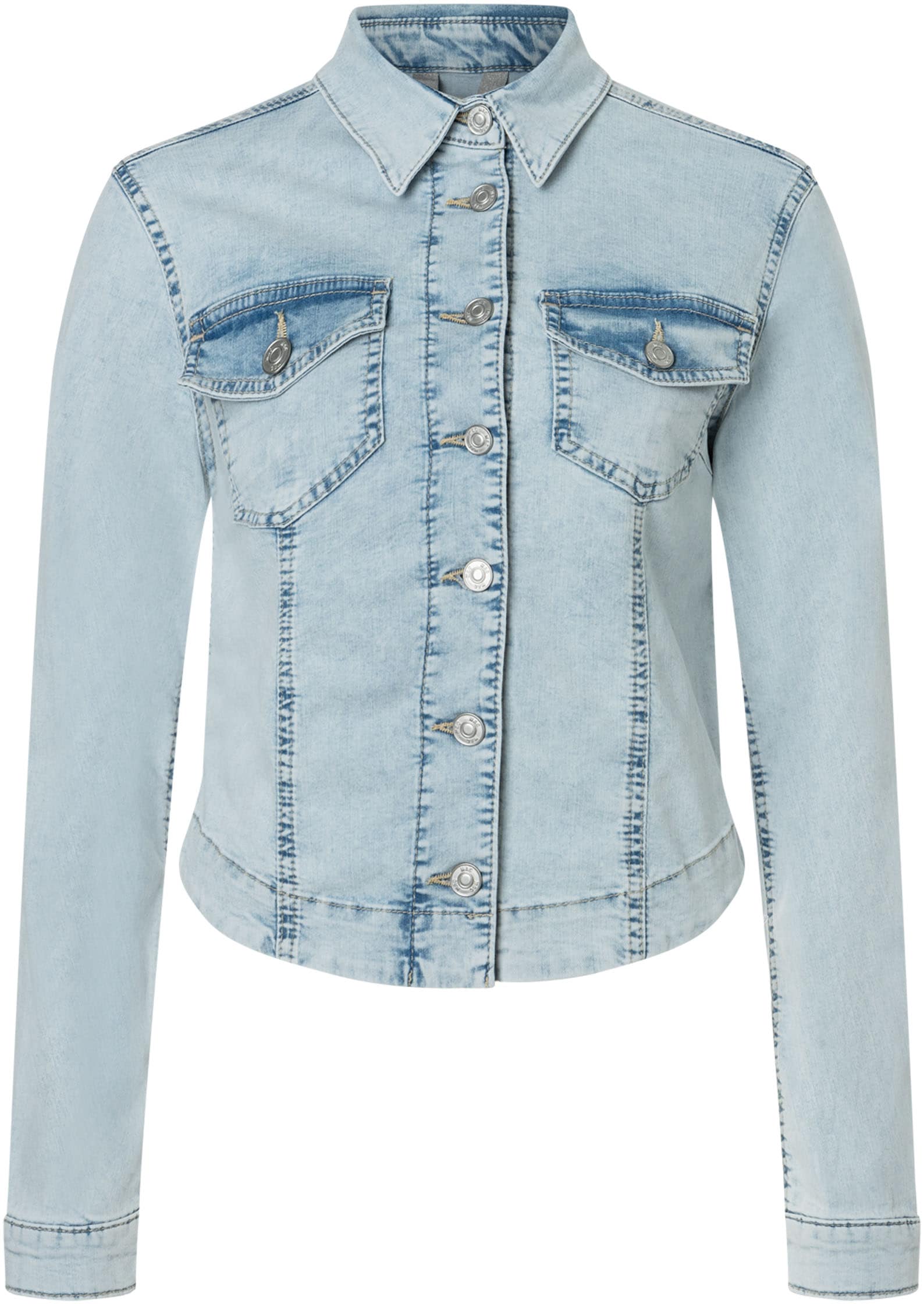 MAC Jeansjacke »RICH JACKET«, aus leichter, sommerlicher Denim-Qualität mit hohem Baumwoll-Anteil