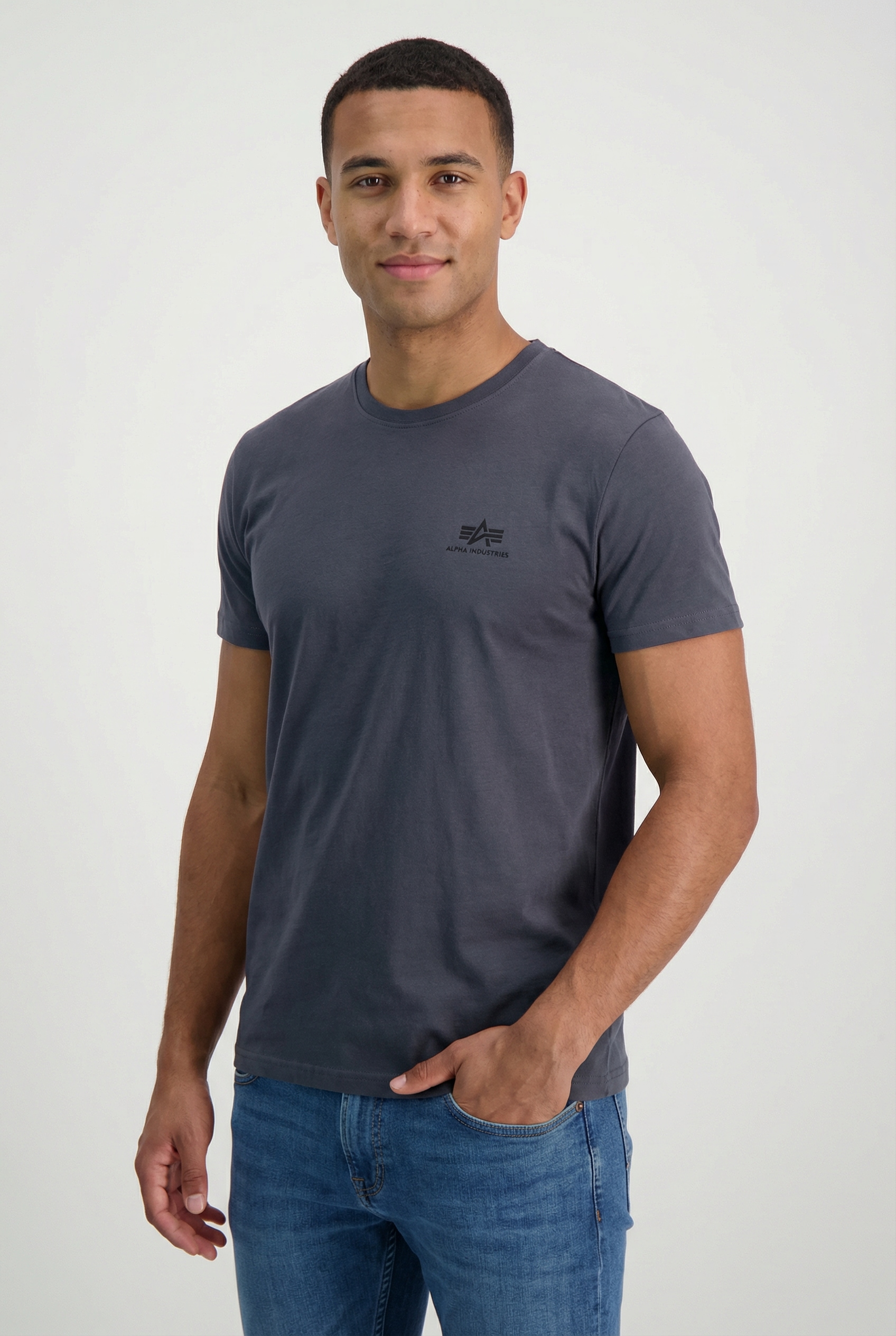 Alpha Industries Rundhalsshirt »Backprint T«