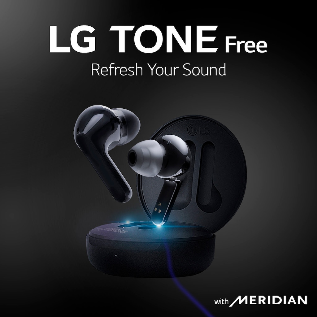 LG In-Ear-Kopfhörer »TONE Free FN4«, Bluetooth, True Wireless-Noise-Reduction-Echo Noise Cancellation (ENC)