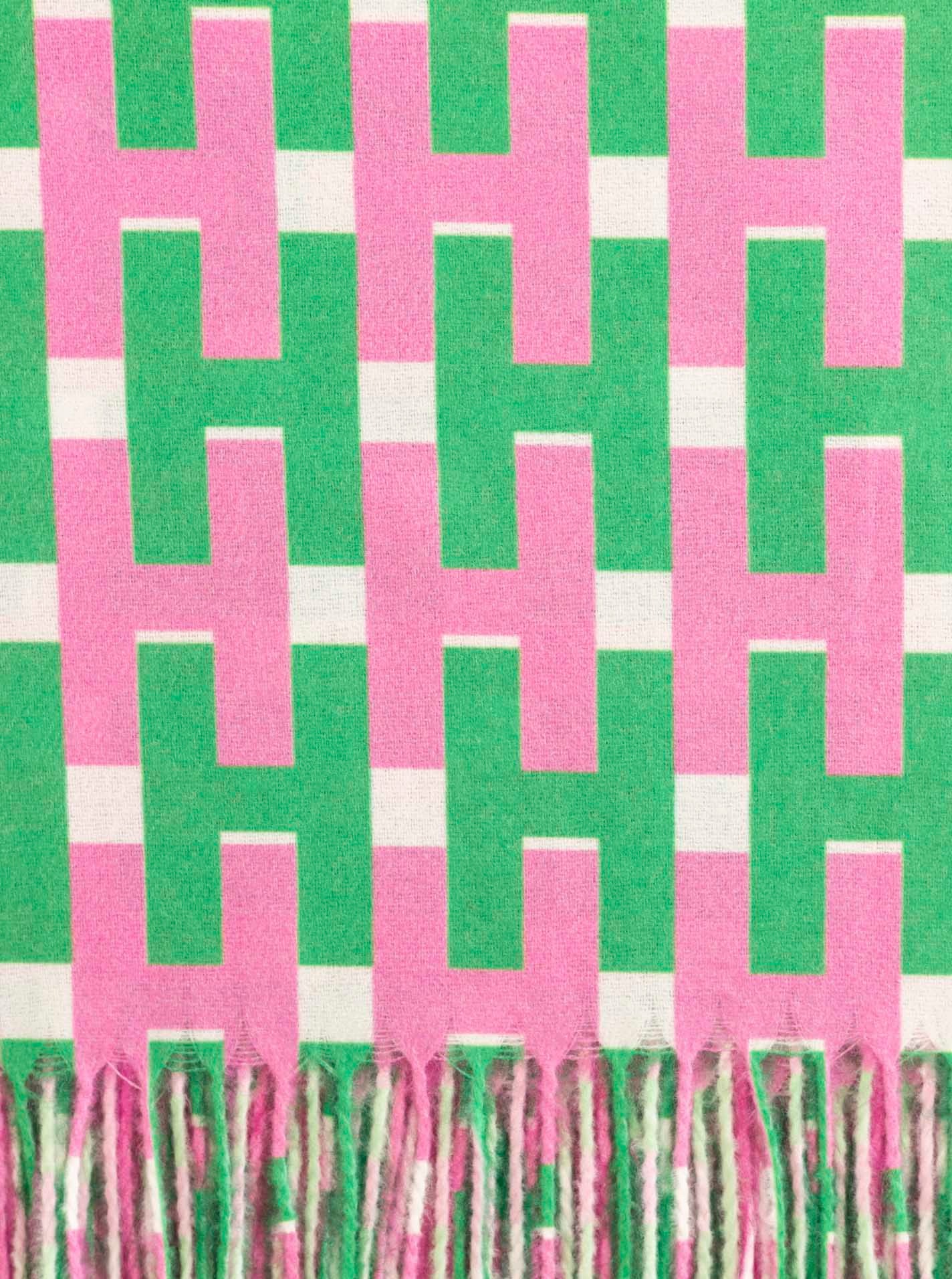 Zwillingsherz Schal »"H-Grafisch"« mit Fransen und grafischem Muster