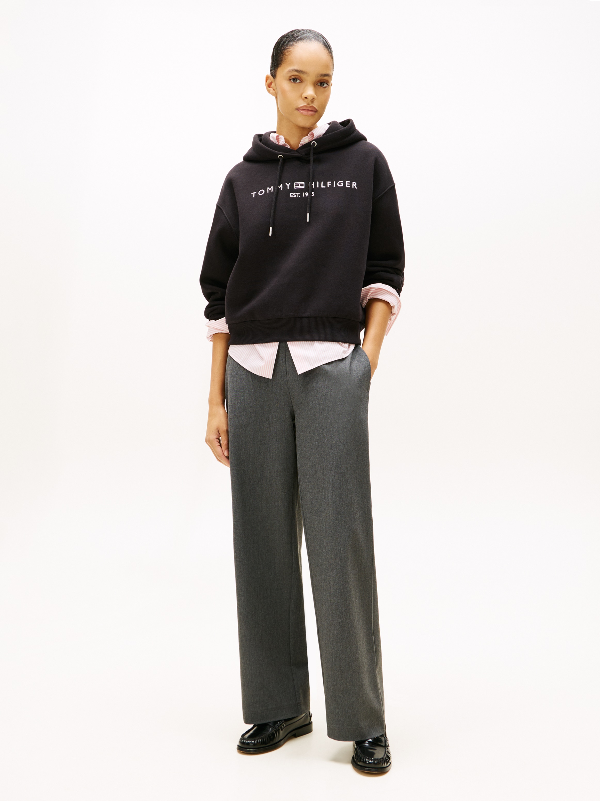 Tommy Hilfiger Kapuzensweatshirt »CORP LOGO MDRN HOODIE«
