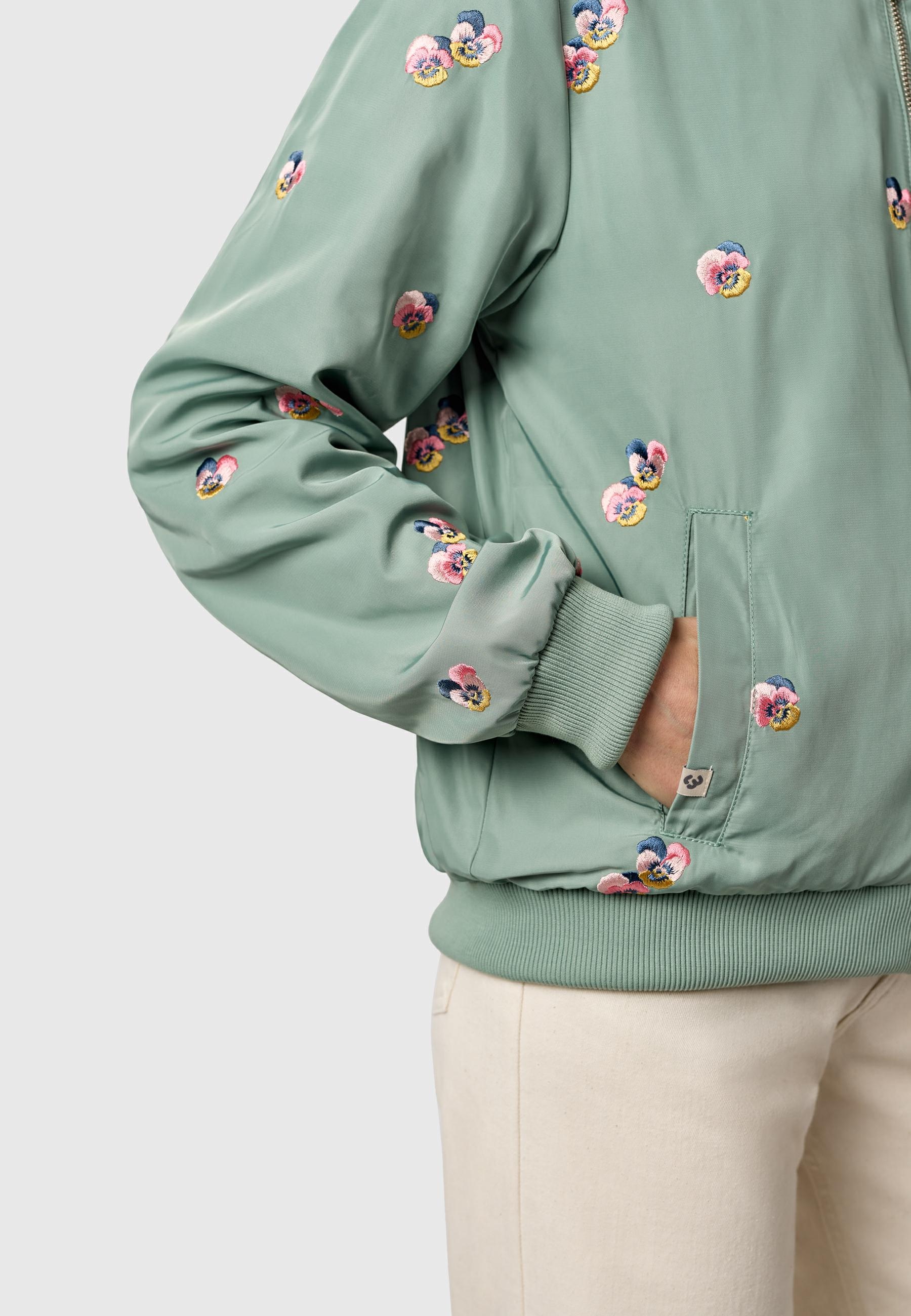 Ragwear Outdoorjacke »Outdoorjacke Lunara YOUMODO« ohne Kapuze Leichte Übergangsjacke mit Bomberkragen