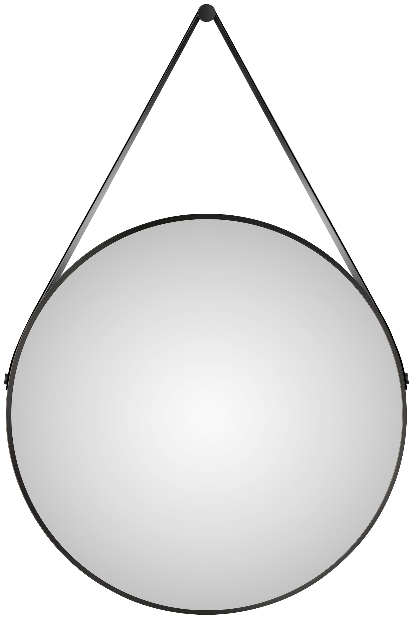 LED-Lichtspiegel, rund, mit indirekter LED Beleuchtung, matt Ø 80 cm