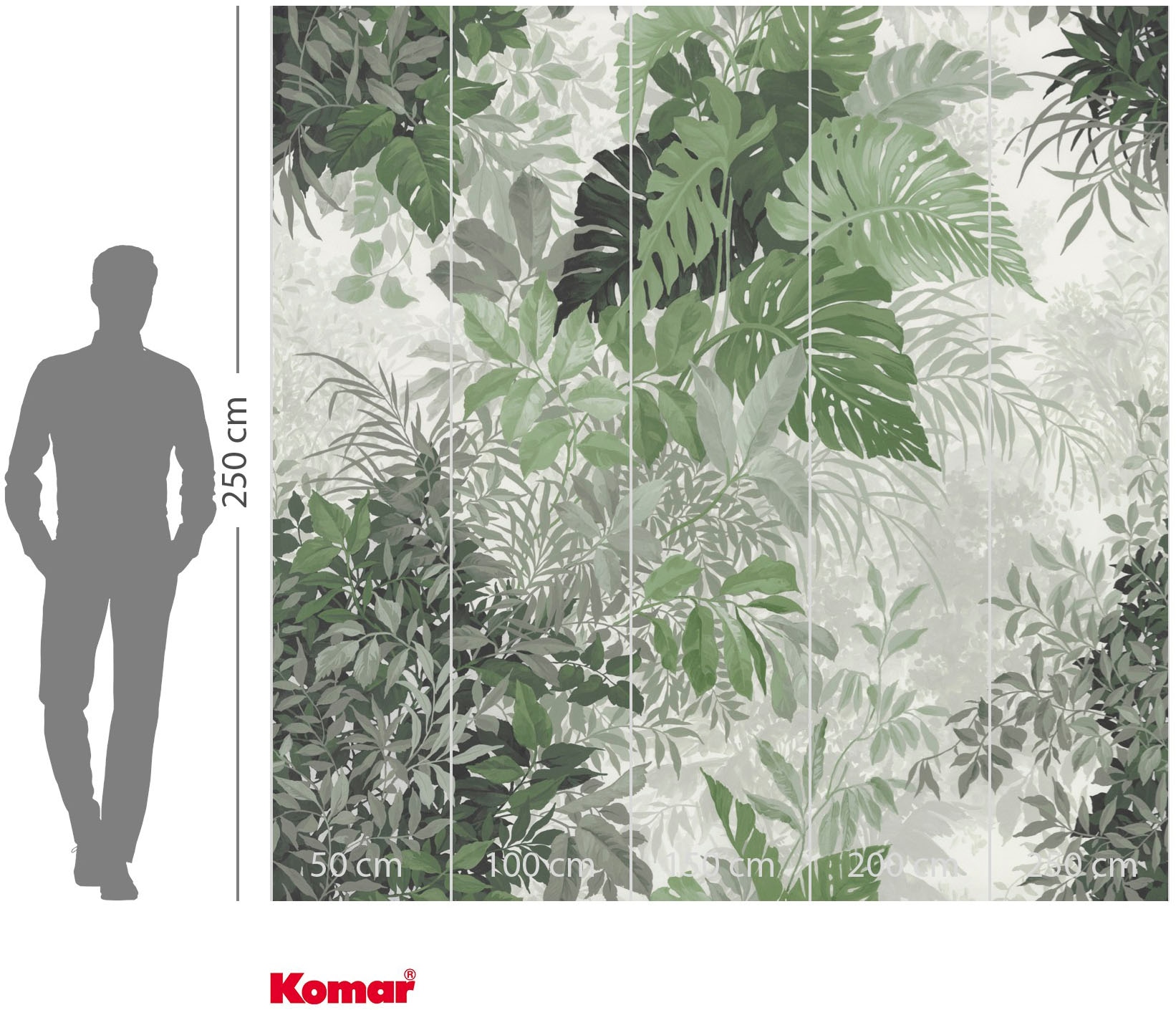 Komar Fototapete »Vlies Fototapete - Buissons - Größe 250 x 250 cm« Motiv | bedruckt glatt