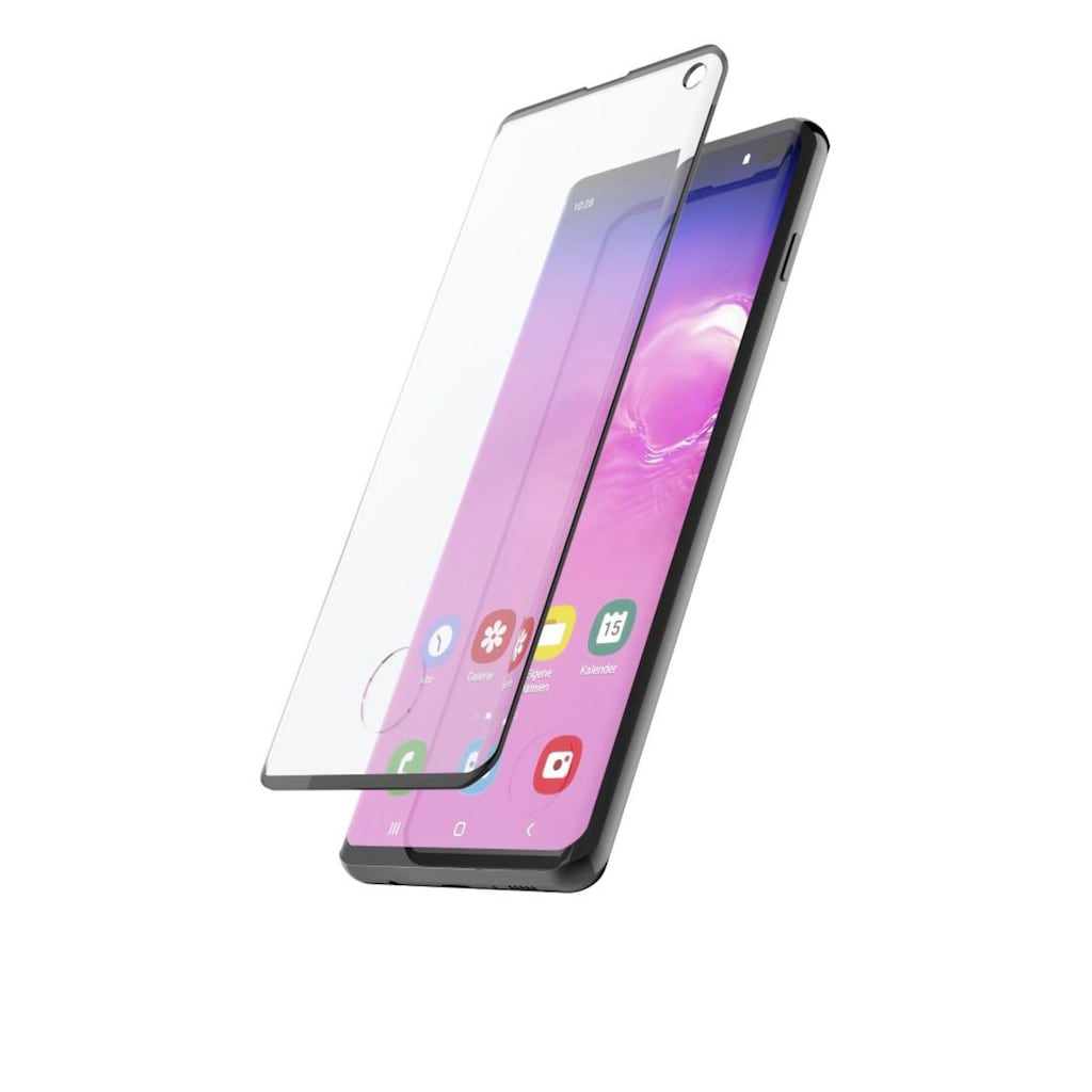 Hama Displayschutzglas »Full-Screen-Schutzglas für Samsung Galaxy S10, Schwarz«, für Samsung Galaxy S10