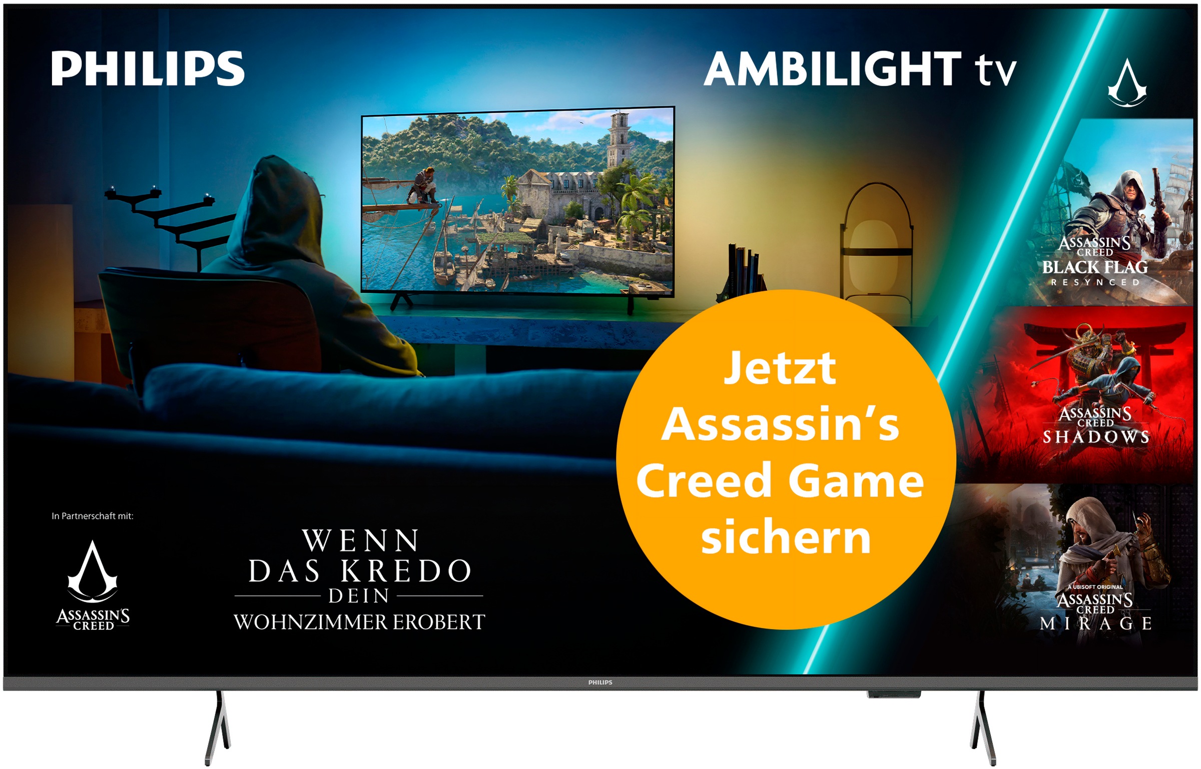 Philips QLED-Fernseher »55PQS8501/12« 139 cm/55 ″ Smart-TV