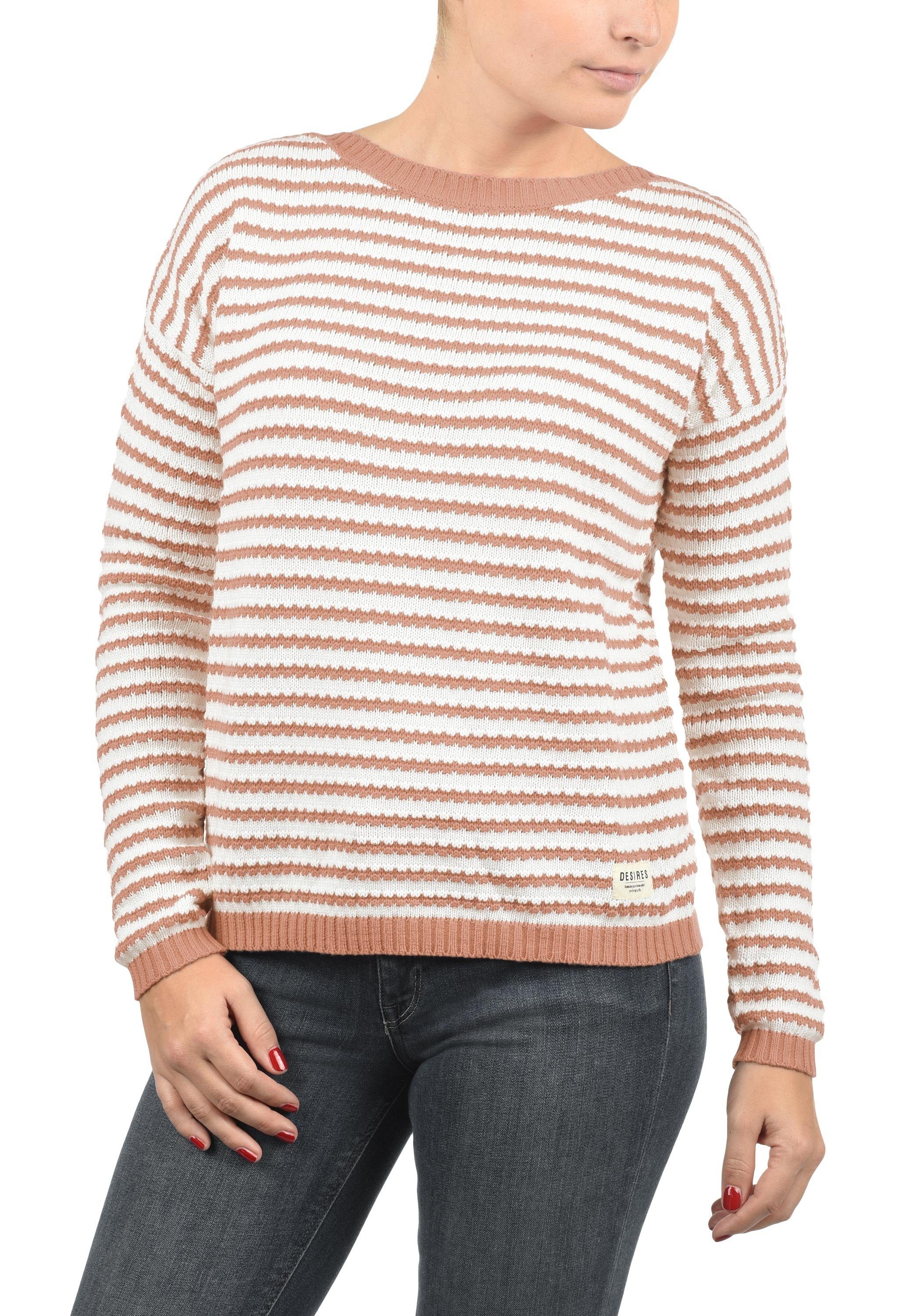 DESIRES Strickpullover »Hilde«, Strickpulli in Streifen Optik