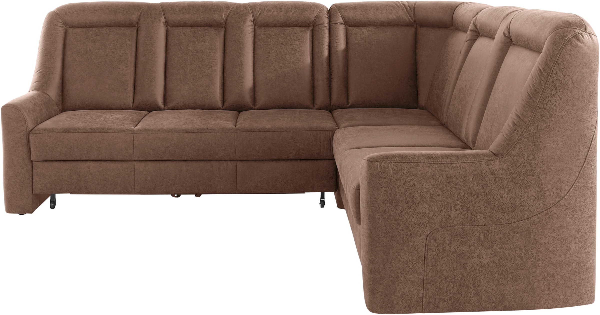 sit&more Ecksofa »Melissa L-Form«, klassisches Polsterprogramm, wahlweise Bettfunktion und Schubkasten