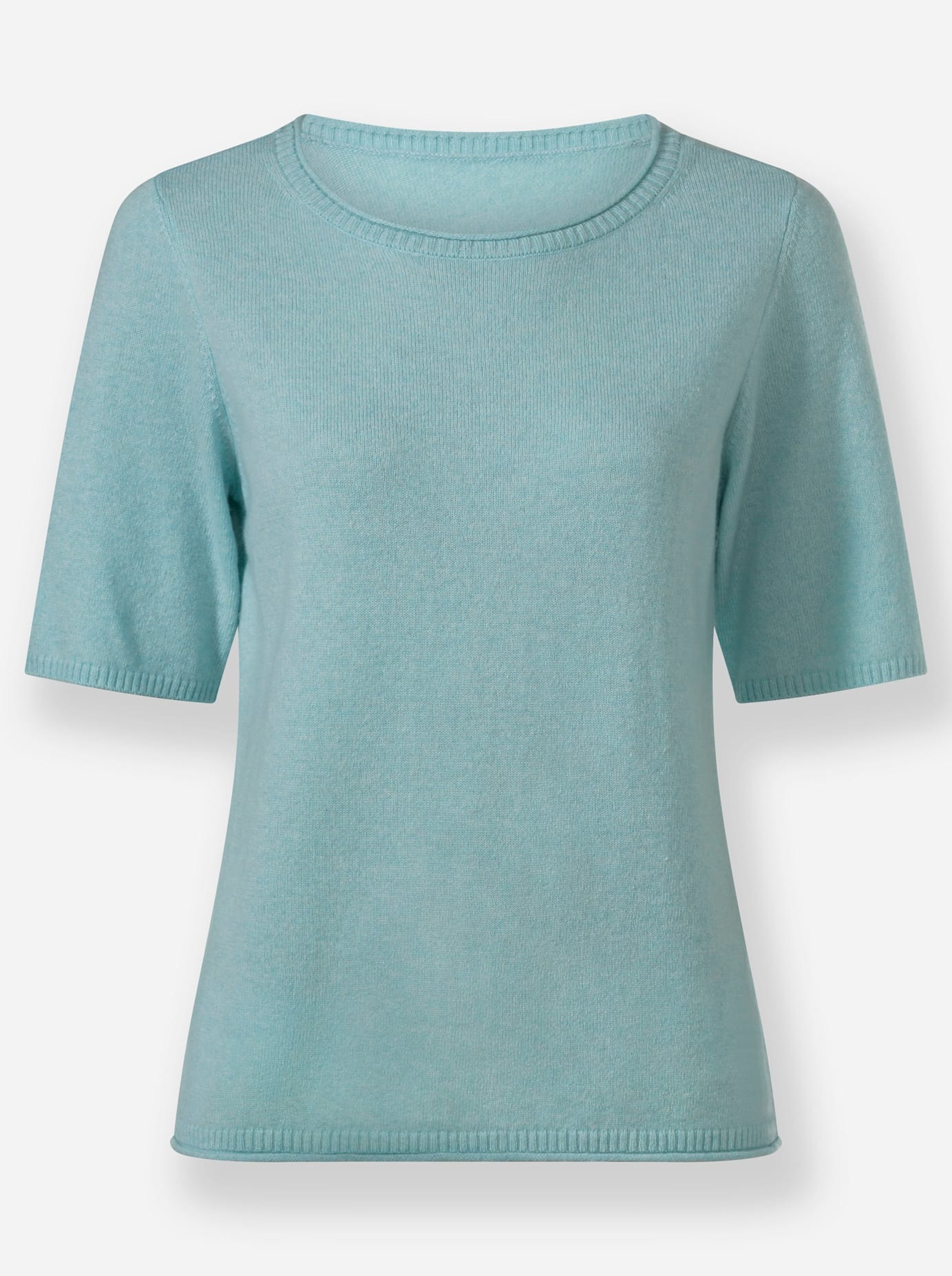 Inspirationen Kurzarmpullover »Feinstrick-Pullover«