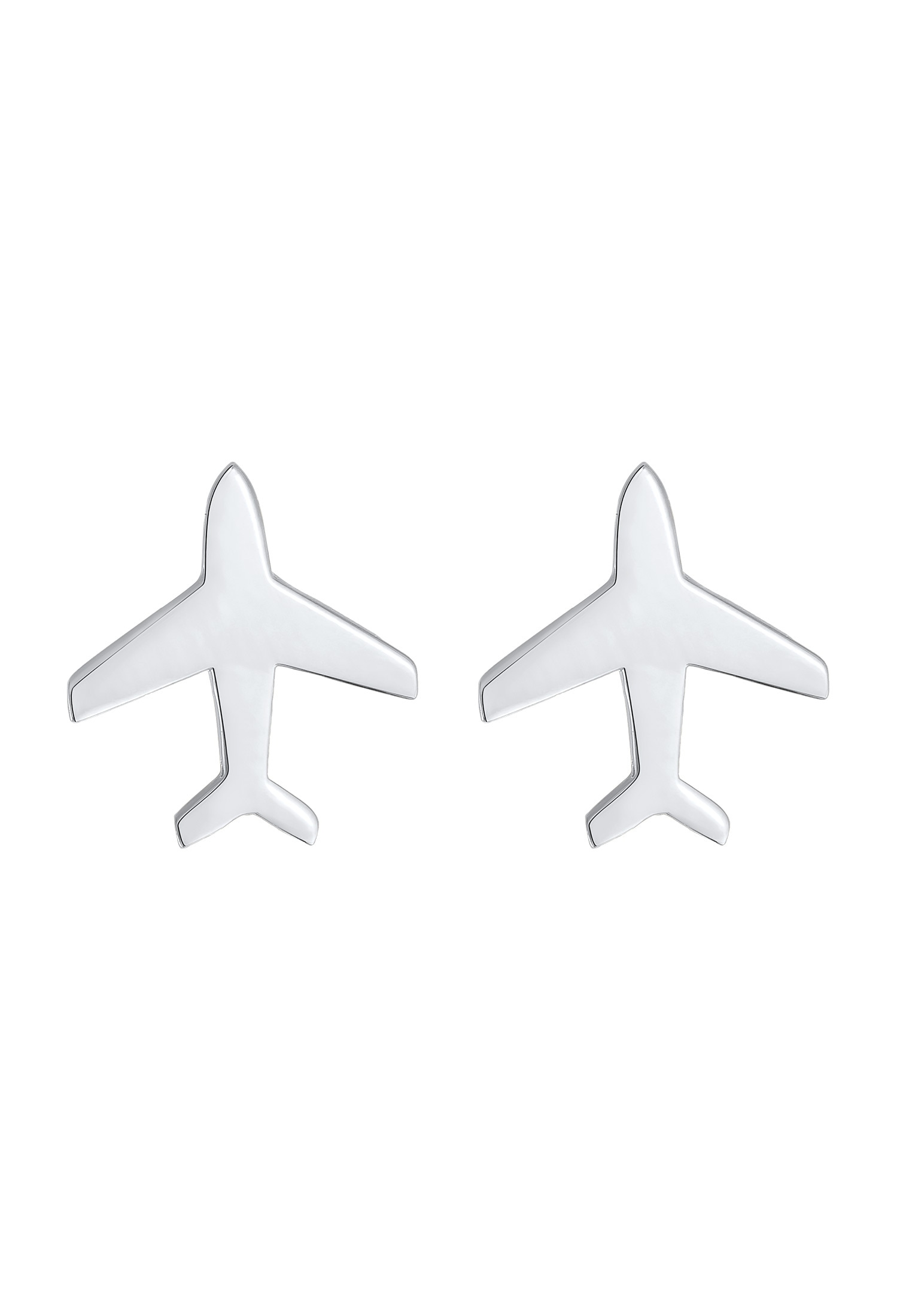 Elli Paar Ohrstecker »Ohrringe Ohrstecker Flugzeug Motiv 925 Silber«