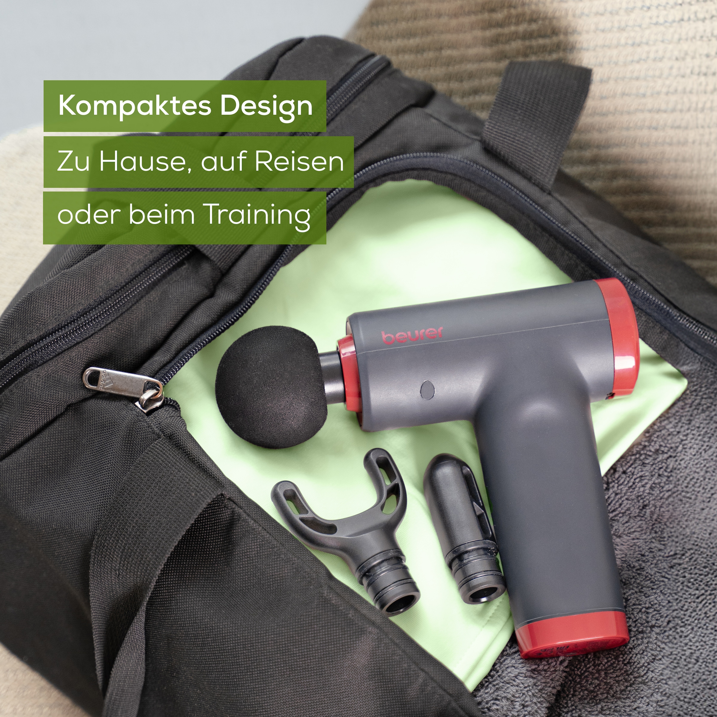 BEURER Massagepistole »MG 89 CompactPower Limited Edition 2025 in kompaktem Design« Aktivierung und Regeneration durch gezielte Muskelmassage