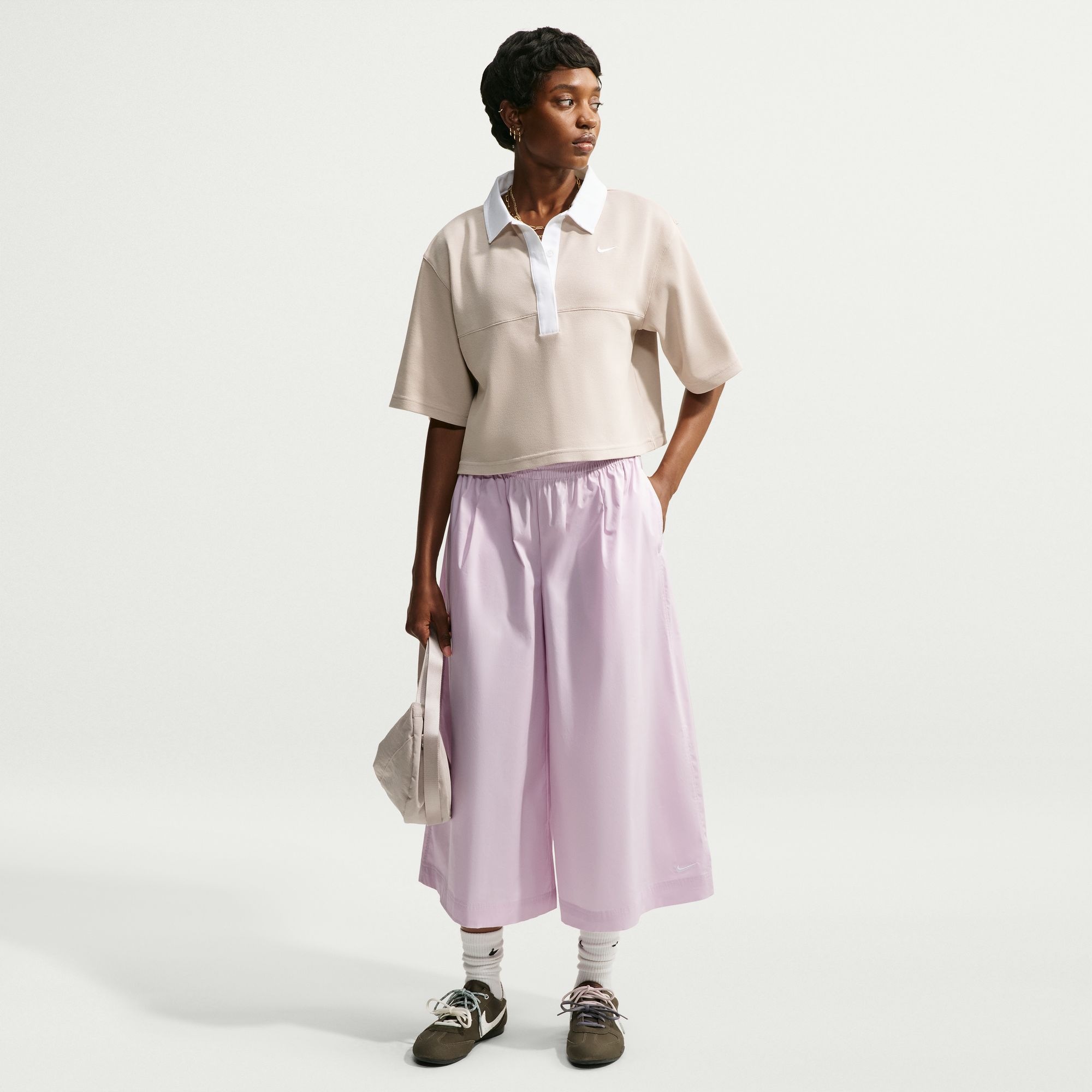 Nike Sportswear 3/4-Hose »Nike Women's Poplin Culottes«  aus Baumwolle, Nylon und Elasthan, lockere Silhouette, normal-weit
