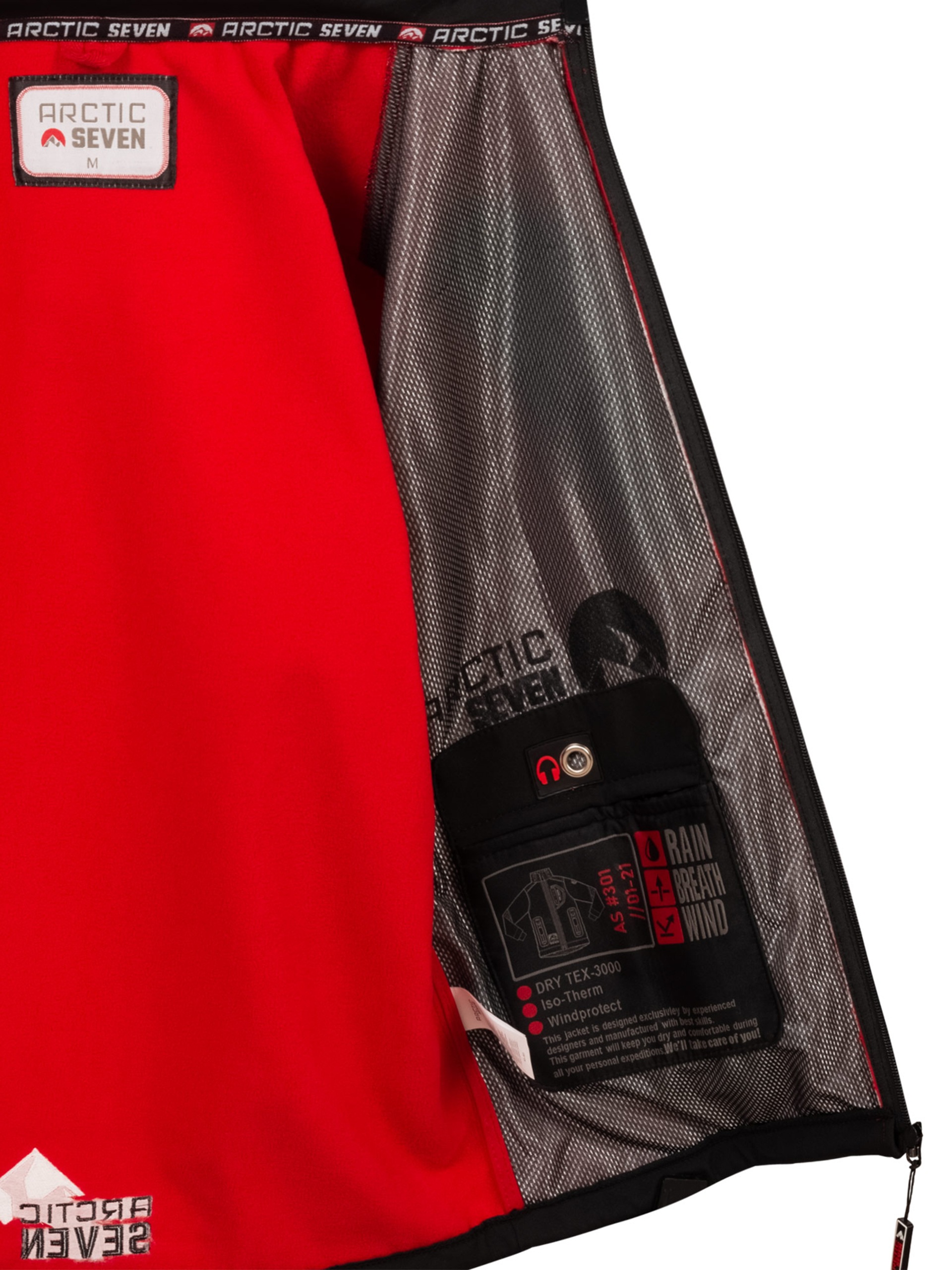 Arctic Seven Softshelljacke »Arctic Seven Herren Softshell Jacke Übergangsjacke AS301«