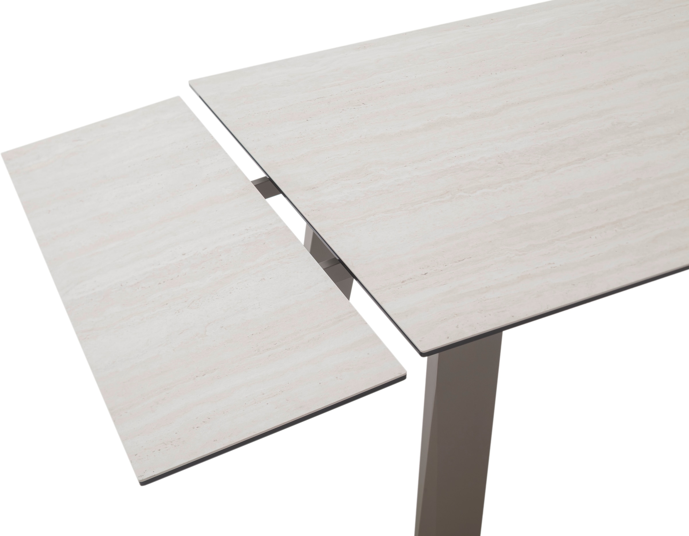 MCA furniture Esstisch »Kalamata« 1 Stk. tlg. Auszugstisch, Stirnauszug, Metallgestell, Keramik, Sicherheitsglas