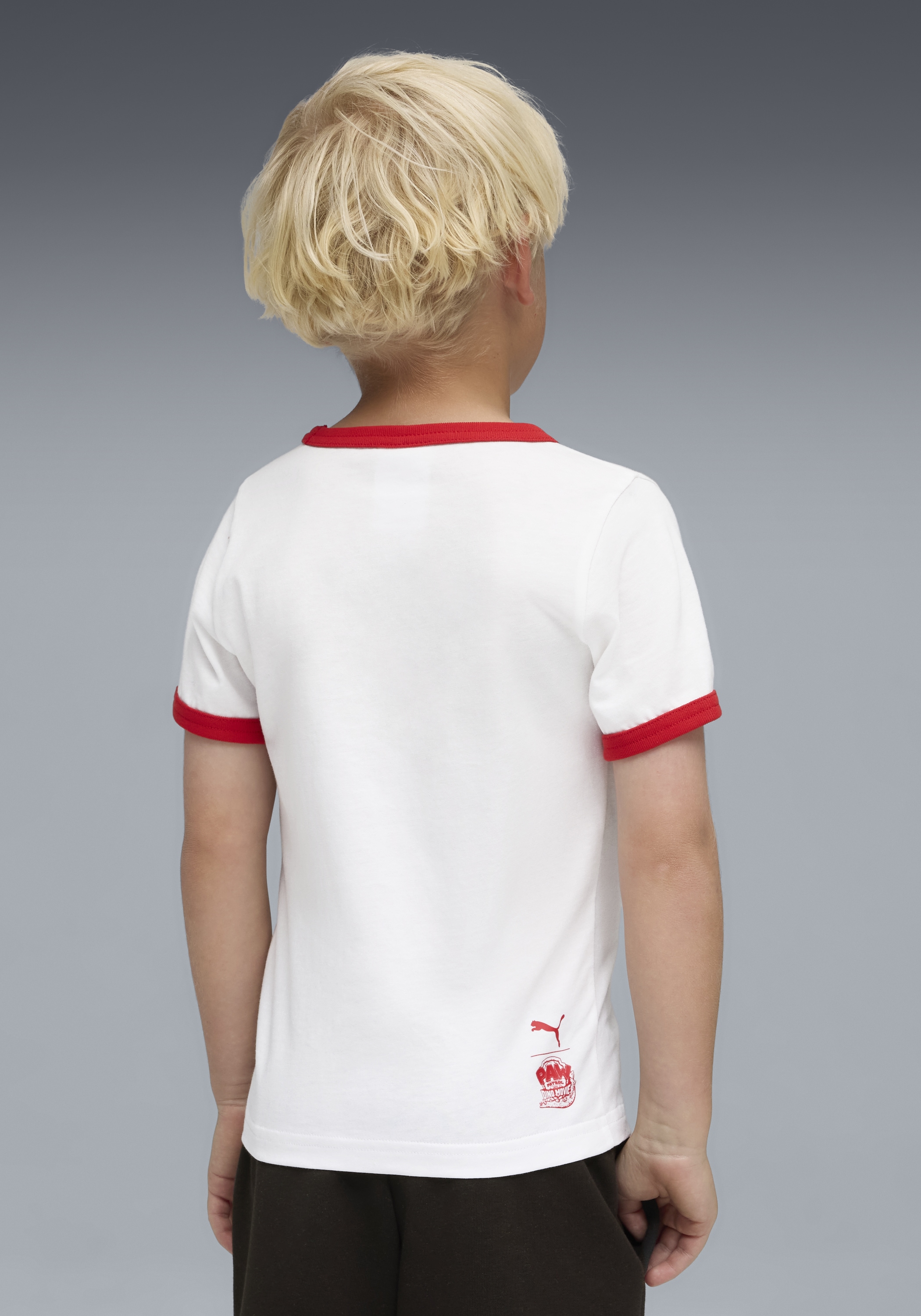 PUMA T-Shirt »X PAW PATROL RINGER TEE« Regular Fit, Kurzarm, für Kinder, mit Rundhalsausschnitt