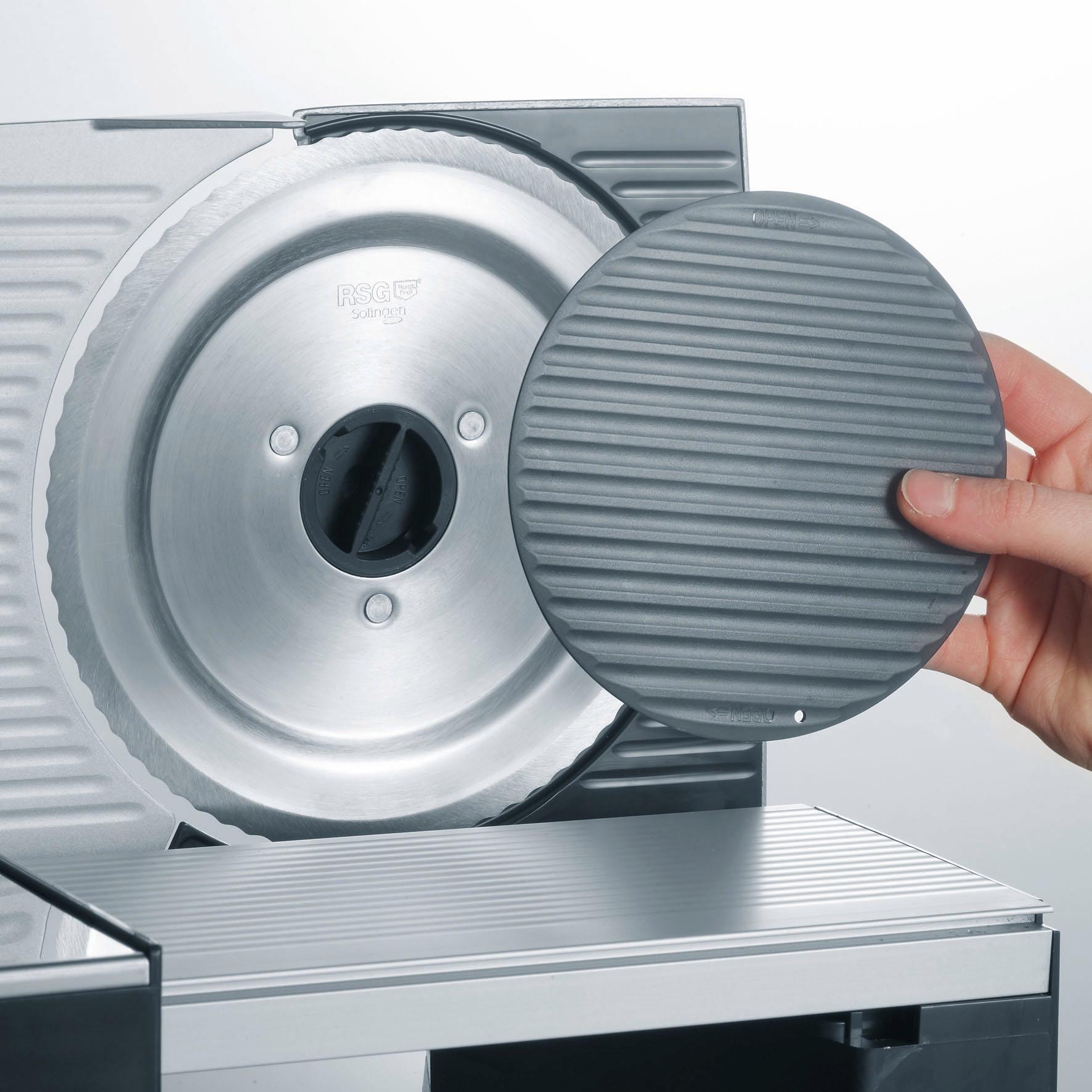 Graef Allesschneider »SLICED KITCHEN SKS S32000« 170 W Vollmetallgehäuse mit Glasbodenplatte