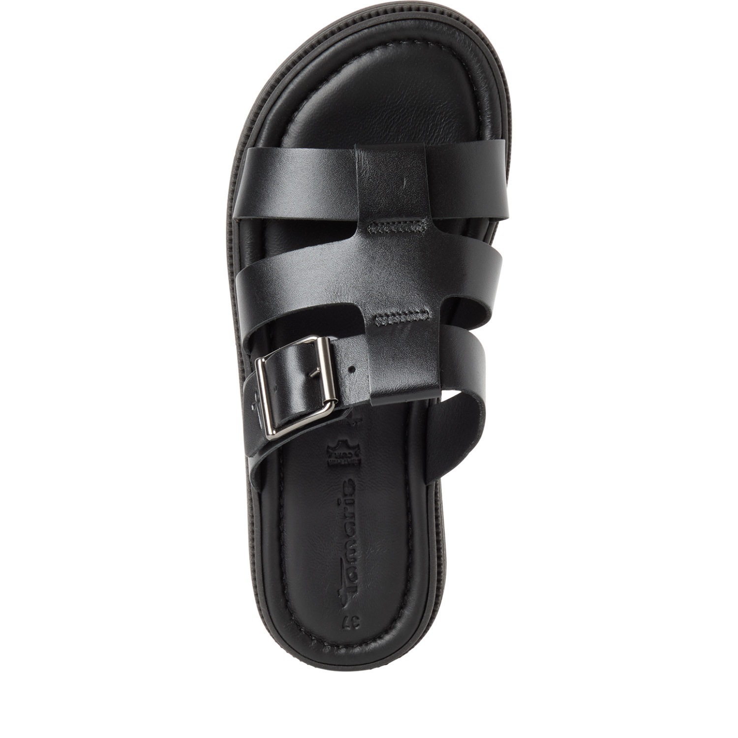 Tamaris Pantolette  Schlupfschuh, Sommerschuh mit regulierbarem Schnallenverschluss