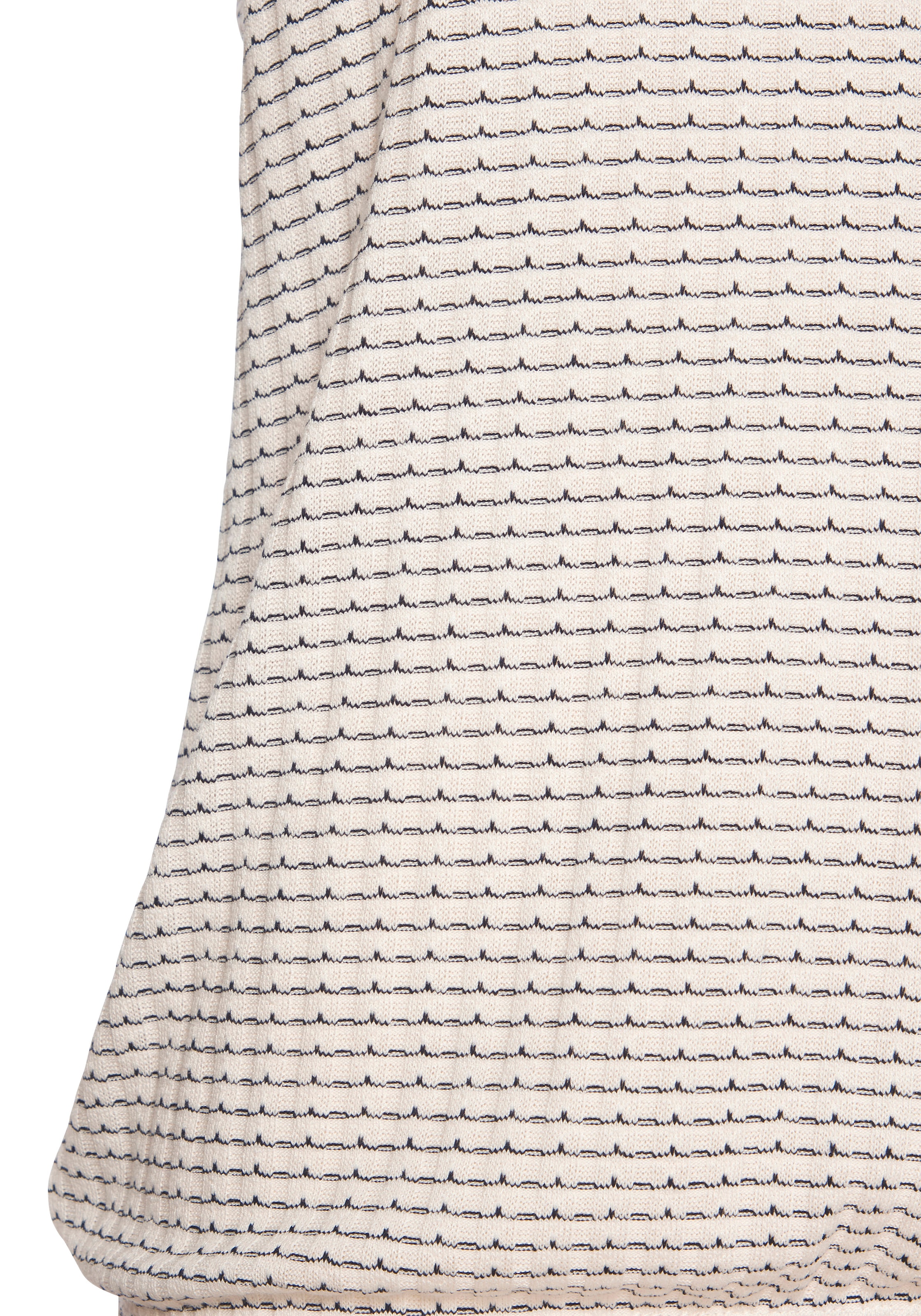 Vivance Kurzarmshirt »aus strukturierter Strickqualität« mit Gummizug im Bund