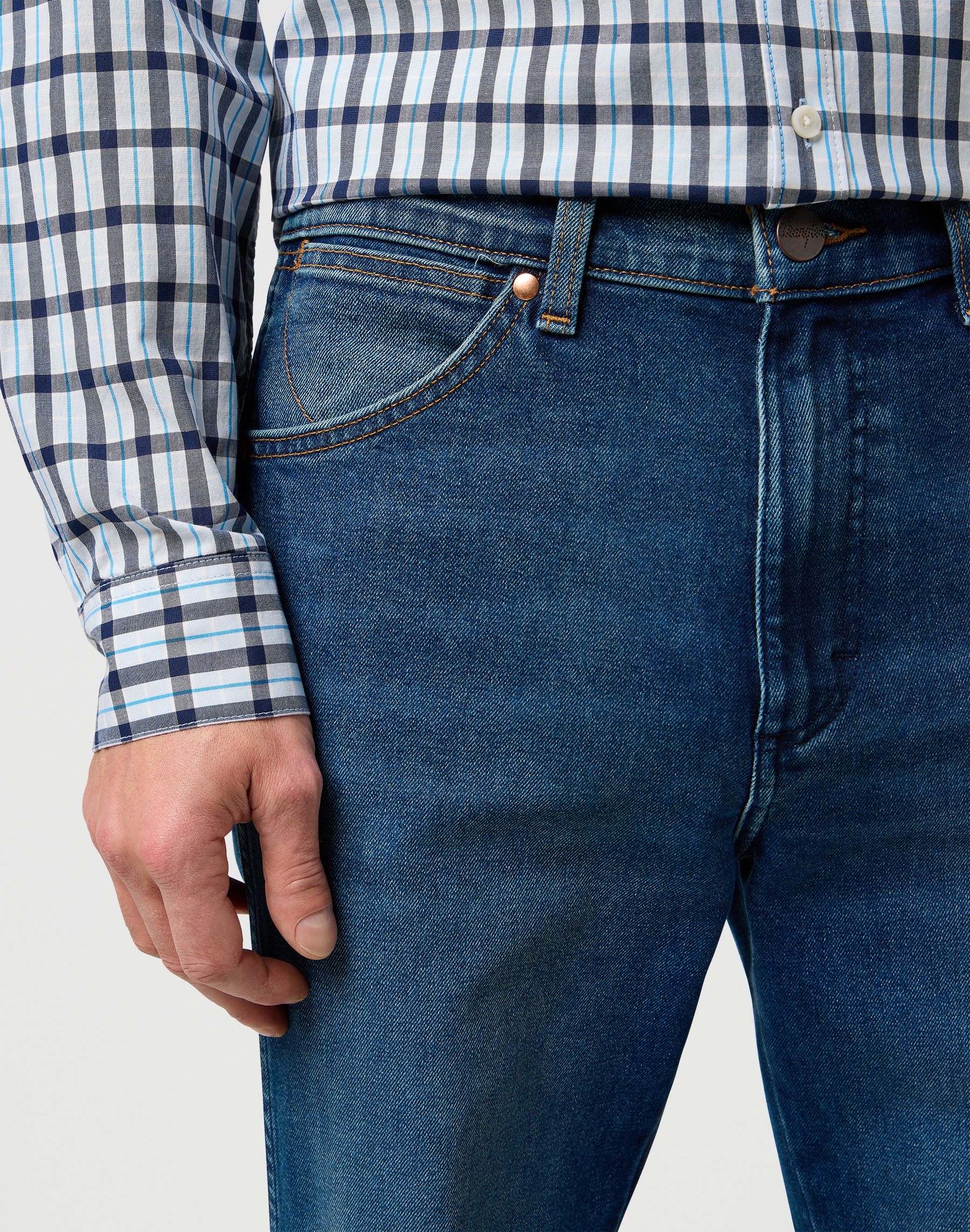 Wrangler Bootcut-Jeans »WRANCHER«, Low-Stretch