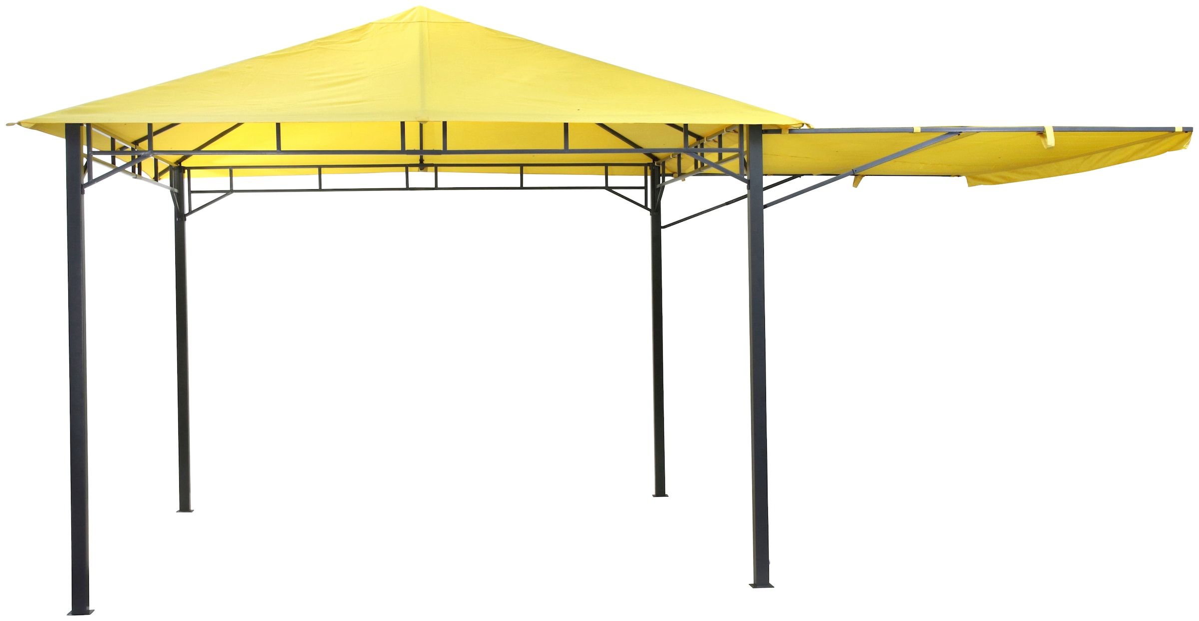 Tepro Pavillon »Lehua«, BxTxH: 330x330x285 cm, Seitenteil als Markise ausklappbar