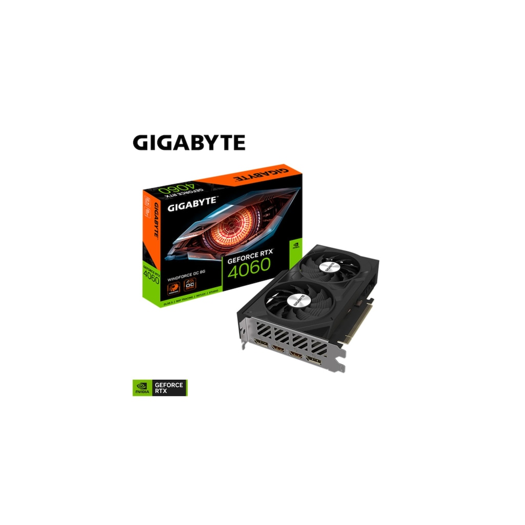 Gigabyte Grafikkarte »GeForce RTX 4060 WINDFORCE OC 8G«