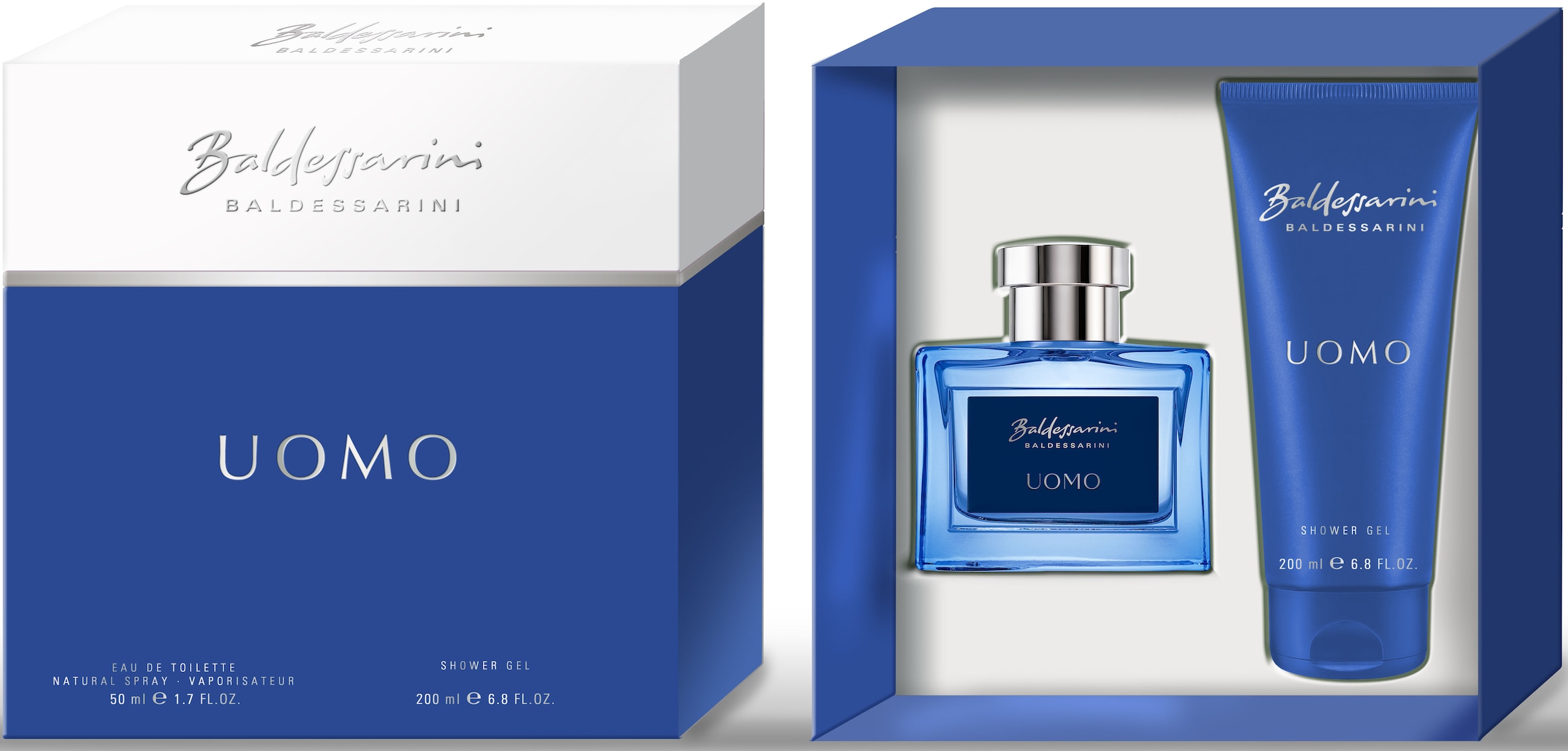Baldessarini Herren Duft-Set »Uomo Duo Set« mit männlich markantem Touch in blau