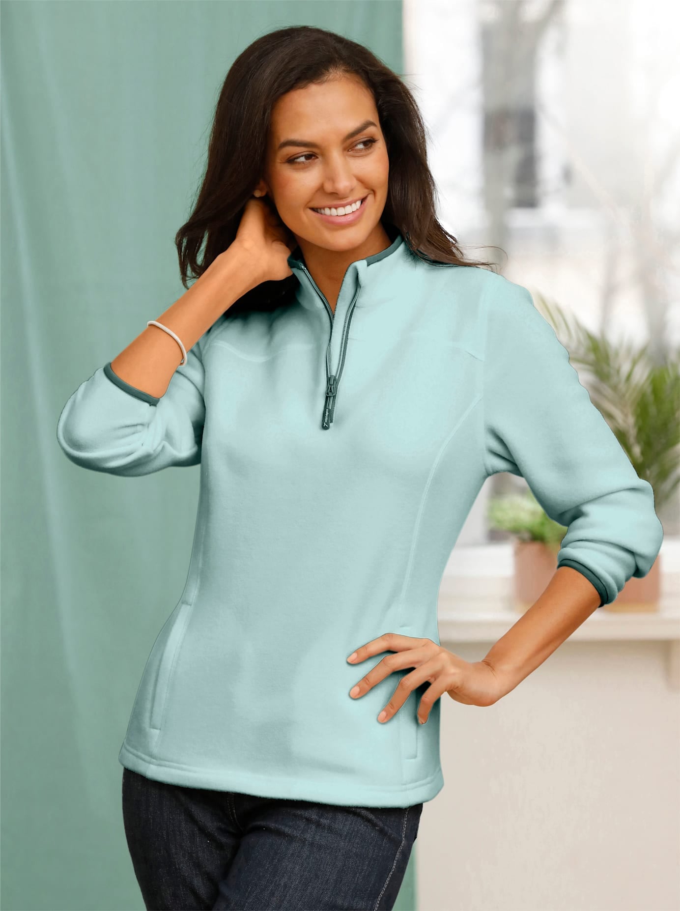 Casual Looks Fleeceshirt »Fleece-Shirt«, (1 tlg.)