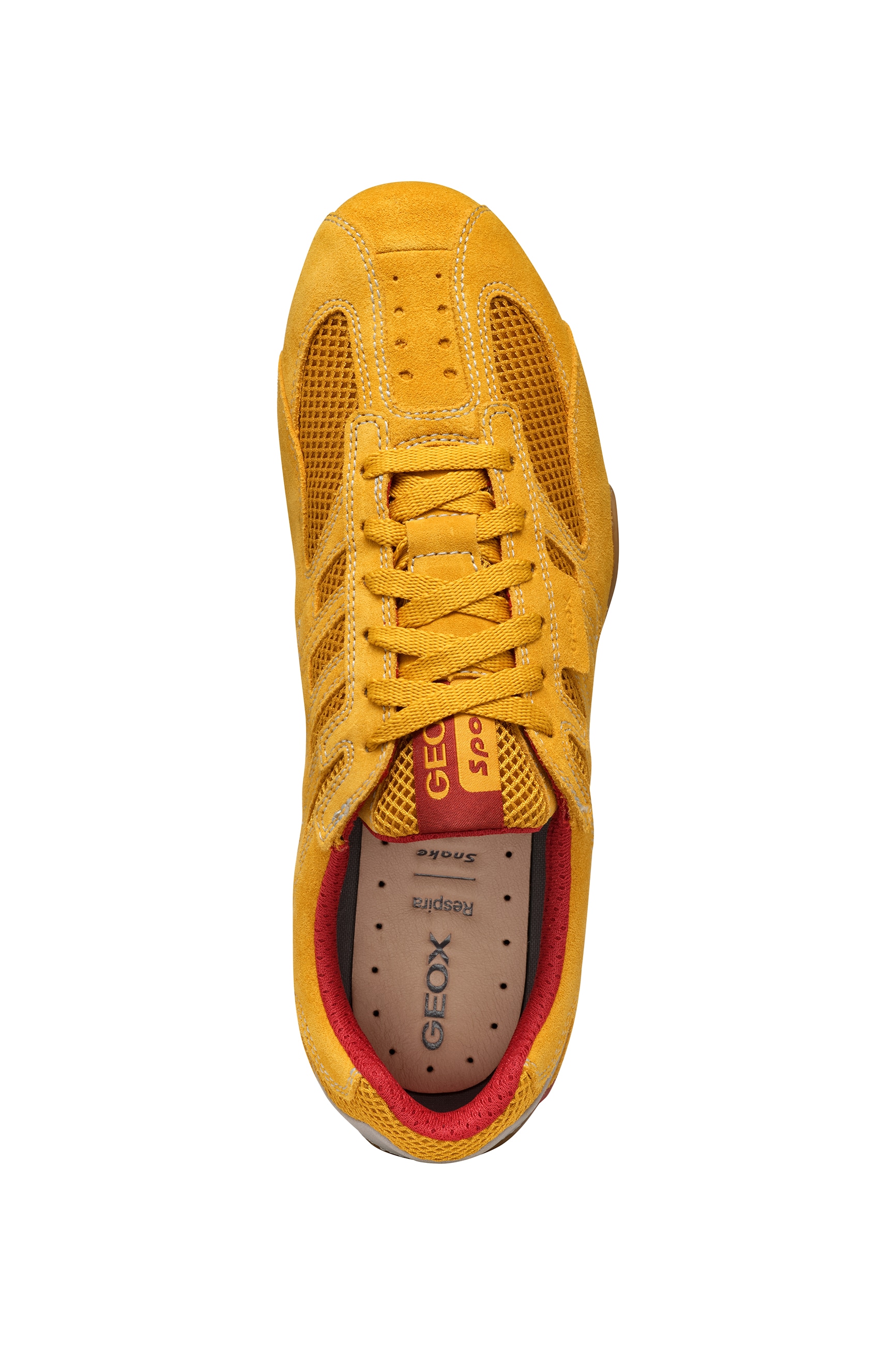 Geox Sneaker »U SNAKE ORIGINAL«  Halbschuh, Freizeitschuh, Schnürer im Retro-Look