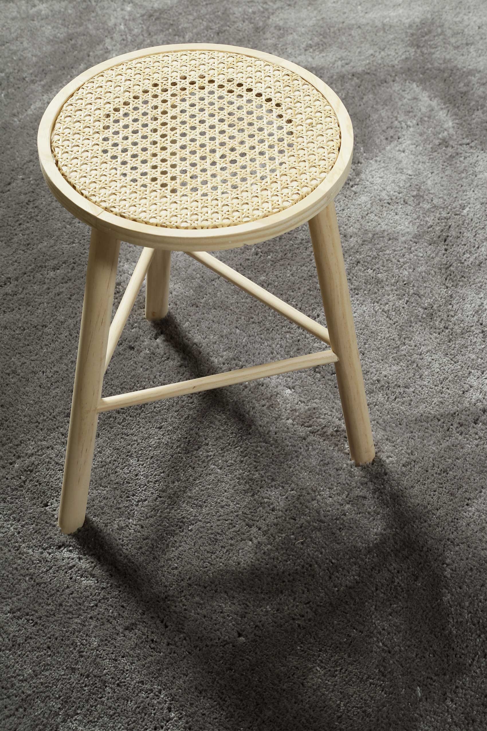 Homie Living Teppich »Pisa«, rund, 25 mm Höhe, Hochflor, Microfaser, uni, weich, Shaggy, Wohnzimmer, Schlafzimmer