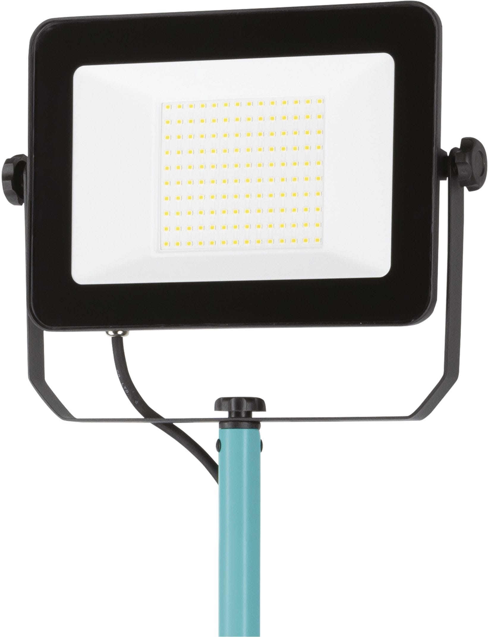 EGLO Deckenstrahler »AVELAR Strahler - Alu, Kunststoff - LED - 100W - IP65« LED-Modul 1 Stk. Neutralweiß LED Baustrahler, Arbeitsleuchte, Arbeitsscheinwerfer, L75xB68,5xH201cm