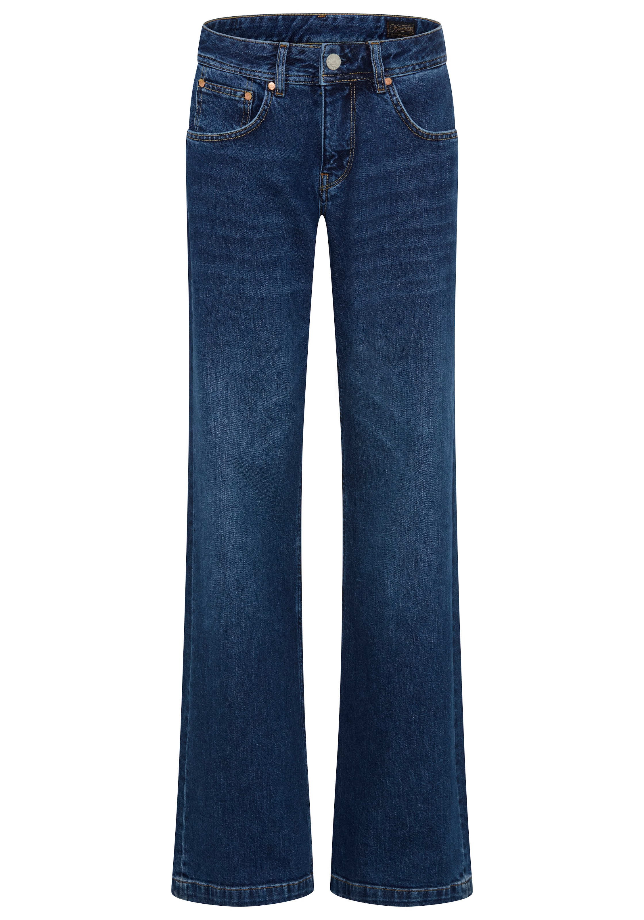 Herrlicher Straight-Jeans »Edna Denim« unten leicht ausgestellt, High Waist