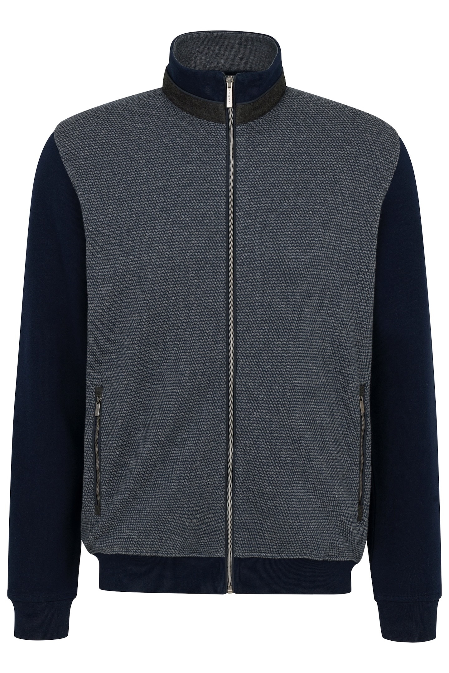 bugatti Sweatjacke, mit Eingrifftasche