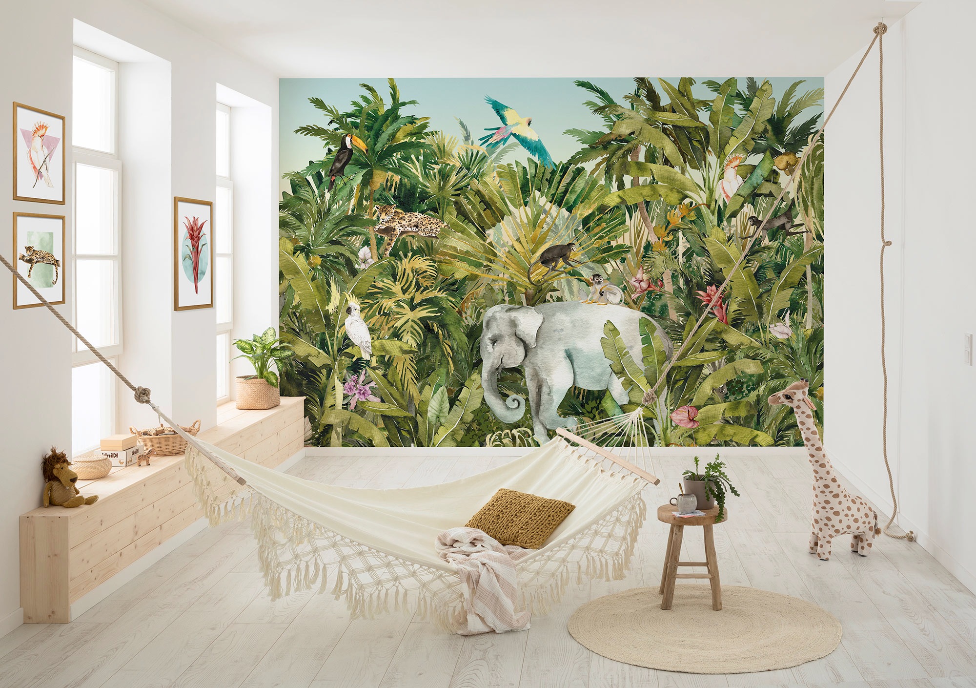 Komar Bild »Funky Flower« Natur 1 Stk. tlg. Wandbild zur Dekoration - ohne Rahmen