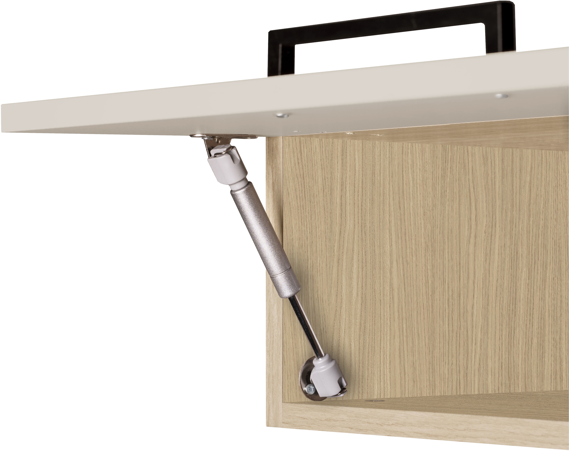 KOCHSTATION Küchenzeile »Luna, Einbauküche, Zeilenküche, mit Soft-Close Funktion, Made in Italy« Breite 300 cm ohne E-Geräte, mit Spüle+Siphon und Aufsatz