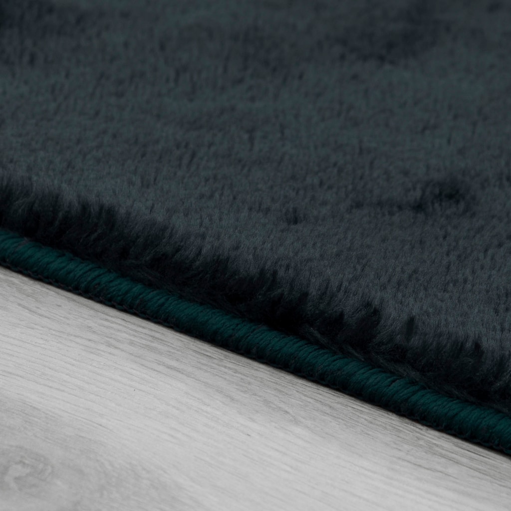 Paco Home Teppich »Cadiz 630«, rechteckig, Uni-Farben, besonders weich, waschbar, auch als Läufer erhältlich