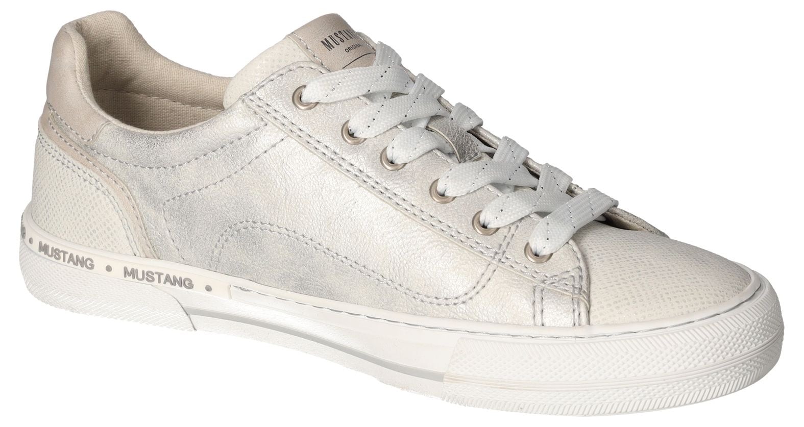 Mustang Shoes Sneaker, Retro Sneaker, Schnürschuh mit zusätzlichem Reißverschluss
