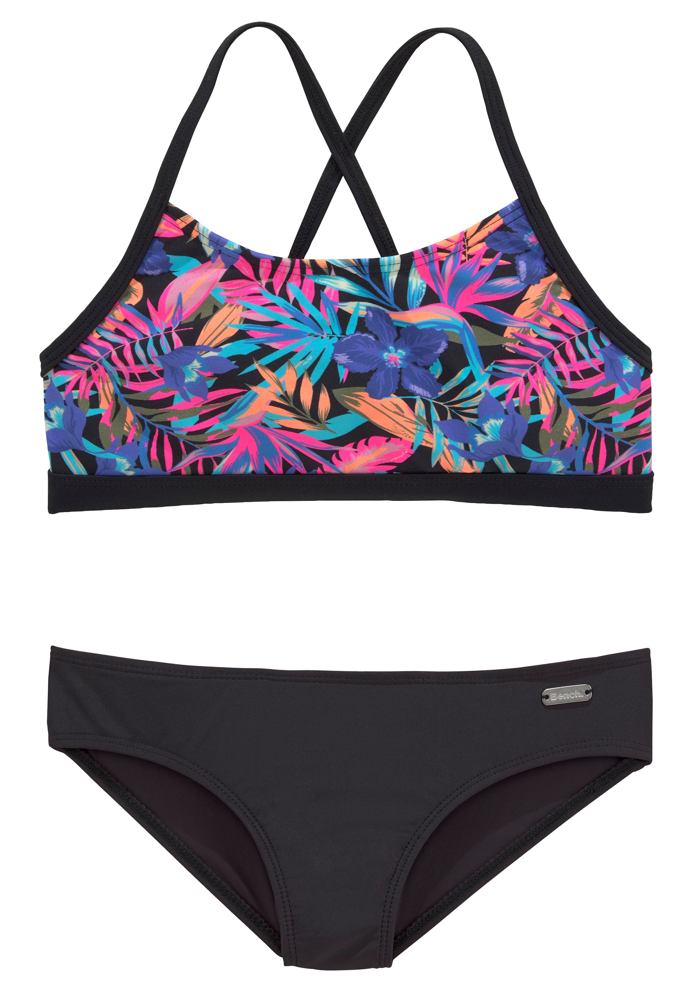 Bench. bestellen »Pitch Kids«, bei trendigem mit OTTO Bustier-Bikini Dschungeldruck