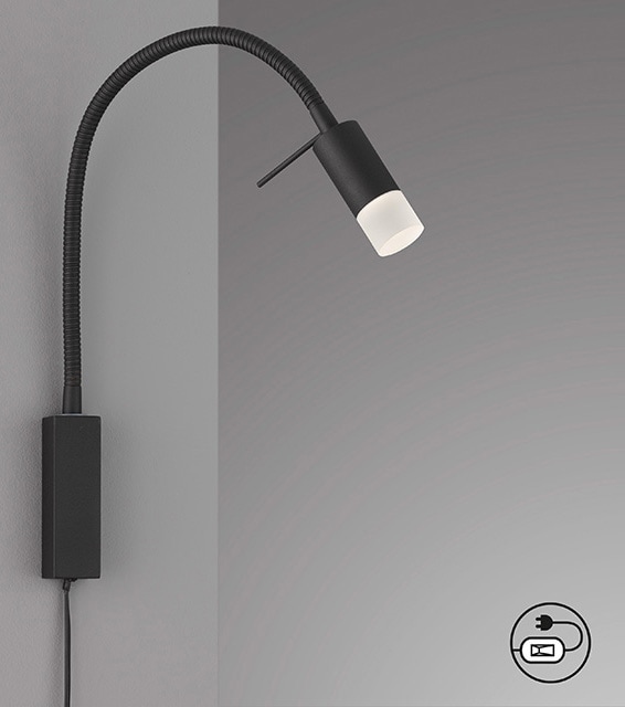 FISCHER & HONSEL LED Wandstrahler »Seng«, mit Flexarm, LED fest integriert