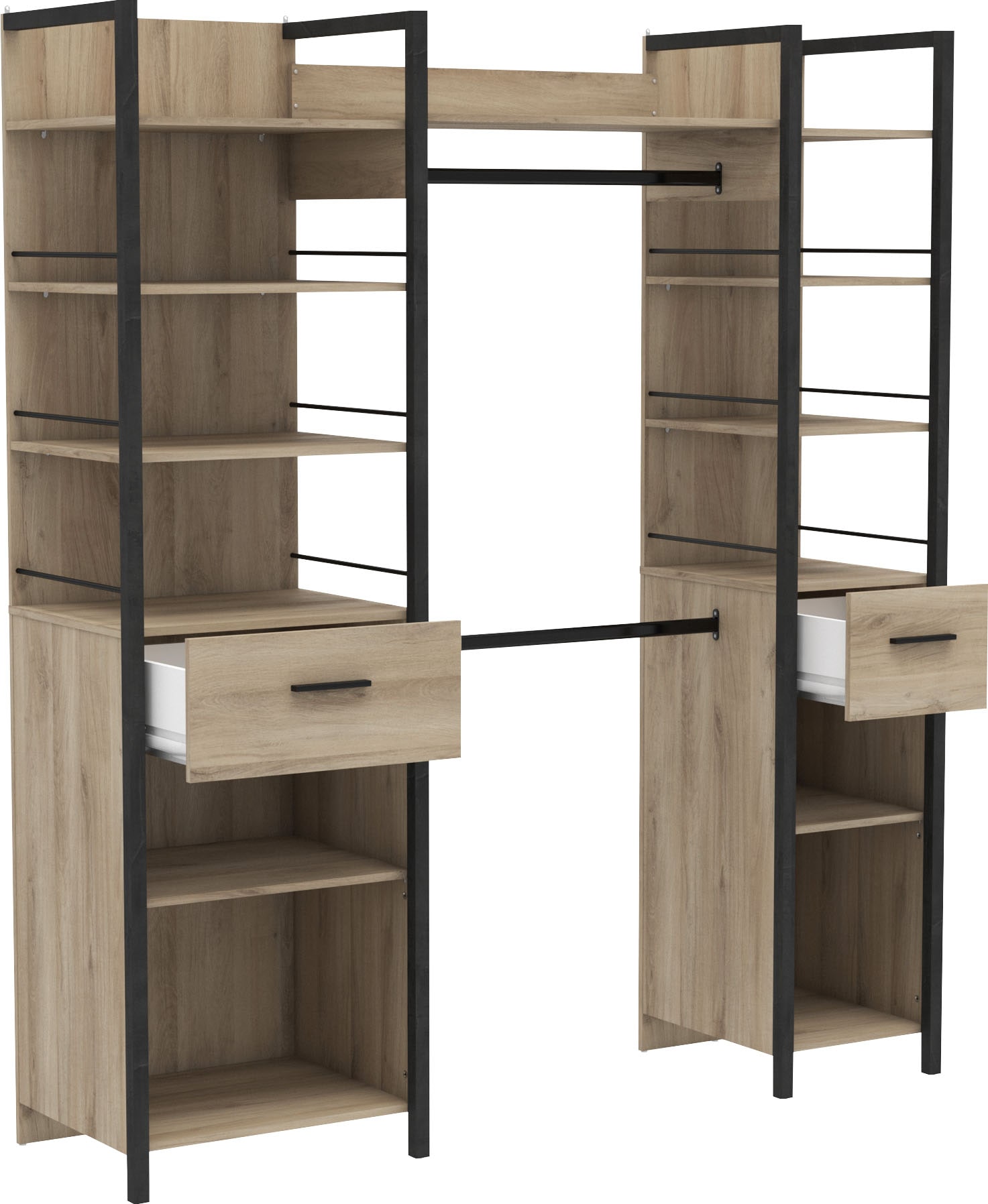 Demeyere GROUP Vorhang-Schrank »Riga«, (B/H/T ca. 180/208/48cm), Made in France, platzsparendes Design