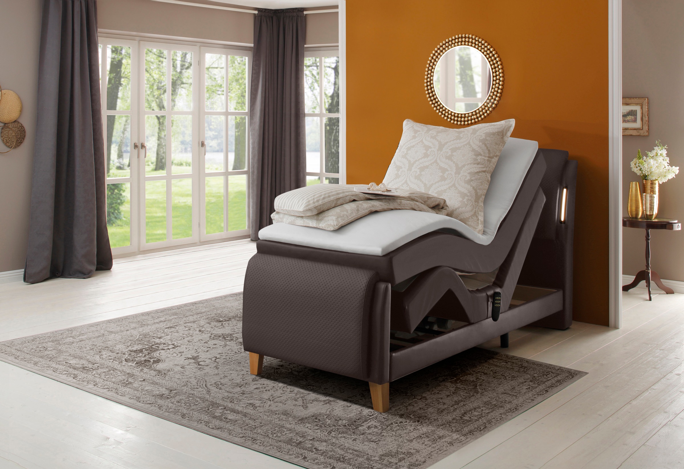 Home affaire Boxspringbett »Messina2«, Liegekomfort elektrisch Verstellbar