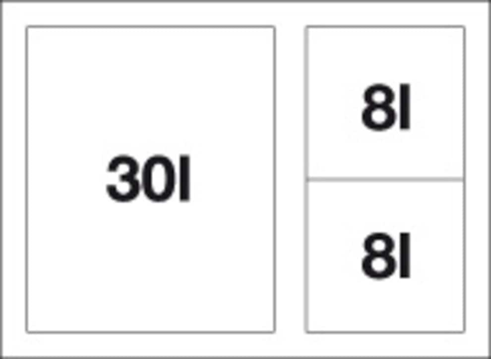 Blanco Mülltrennsystem »Flexon II XL 60/3«, 3 Behälter