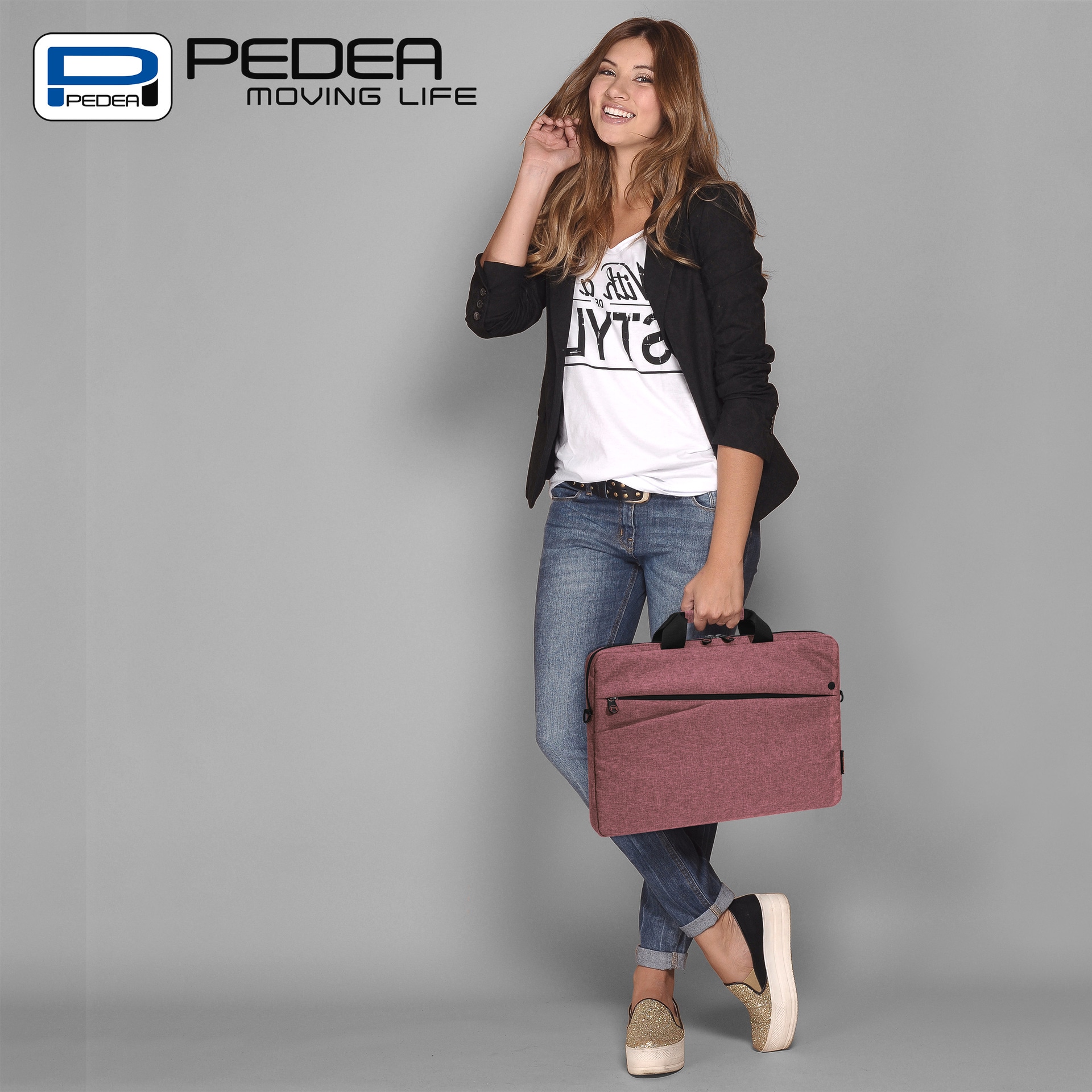 PEDEA Laptoptasche »Notebooktasche Fashion bis 43,9 cm (bis 17,3)«, dicke Polsterung und ein fleeceartiges, weiches Innenfutter