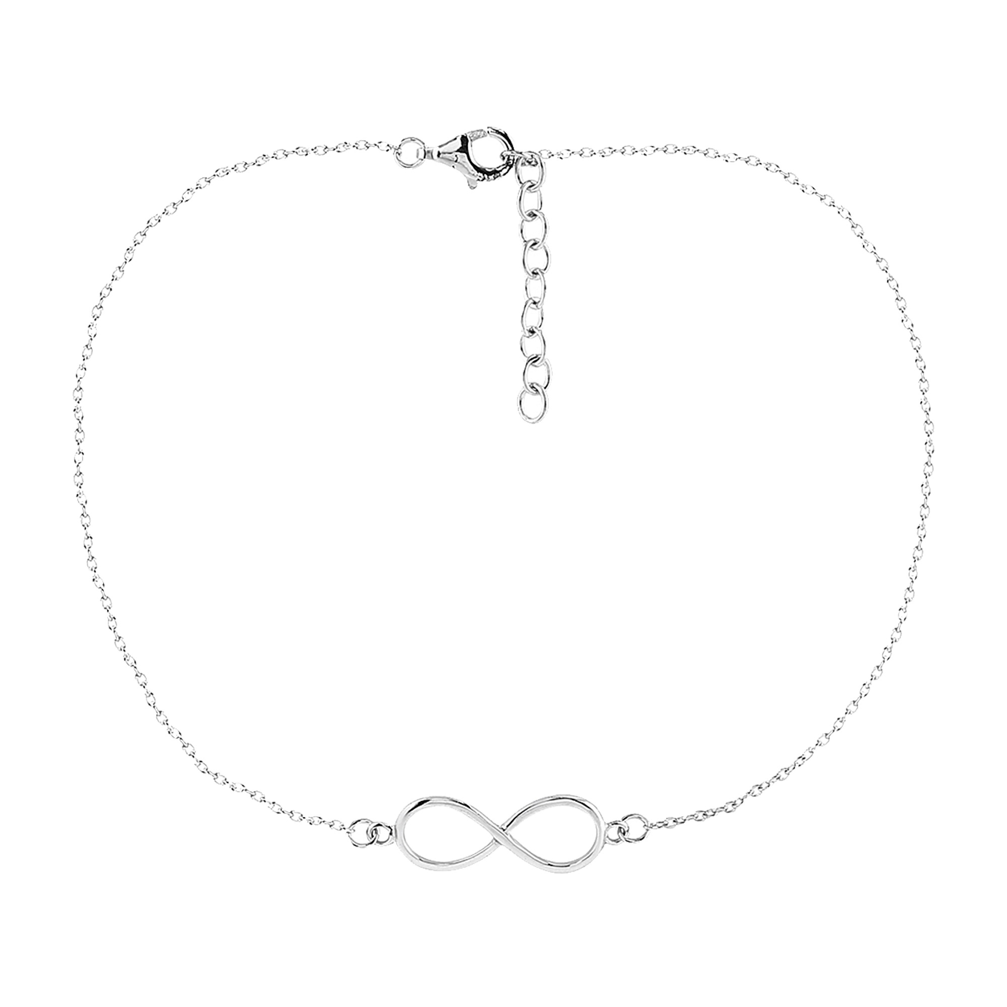 Zeeme Edelstahlarmband »Edelstahl Unendlichkeit 17+3cm«, Armband