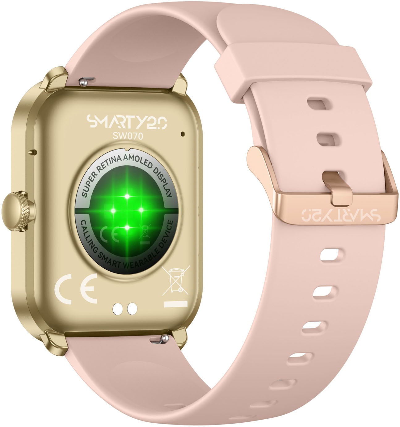 SMARTY 2.0 Smartwatch »Smarty 2.0«, (/ 1,78 Zoll),)
