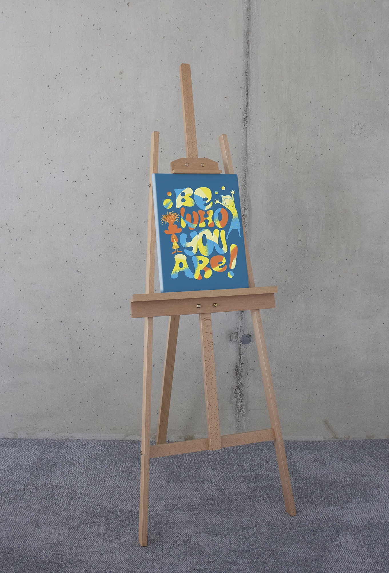 Komar Leinwandbild »Disney and Pixar Inside Out Be Who You Are«, Disney, (1 St.), 30 x 40 cm (Breite x Höhe) - Kinderzimmer, Dekoration