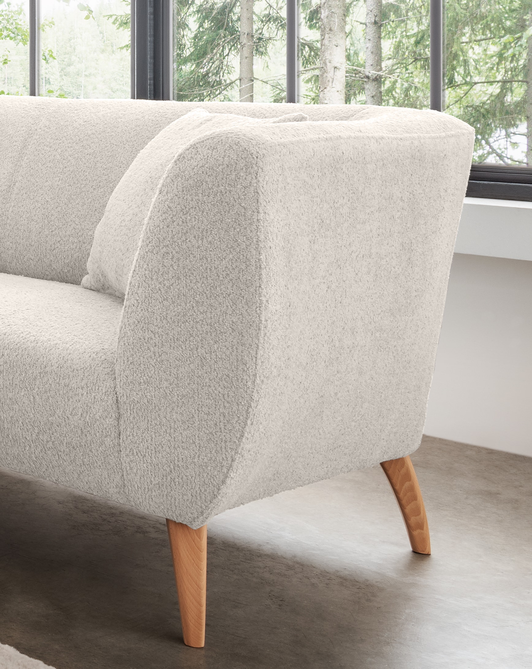 INOSIGN Polstergarnitur »Colori«, (Set, 2 tlg., 3-Sitzer und 2-Sitzer), auch als Loveseat erhältlich